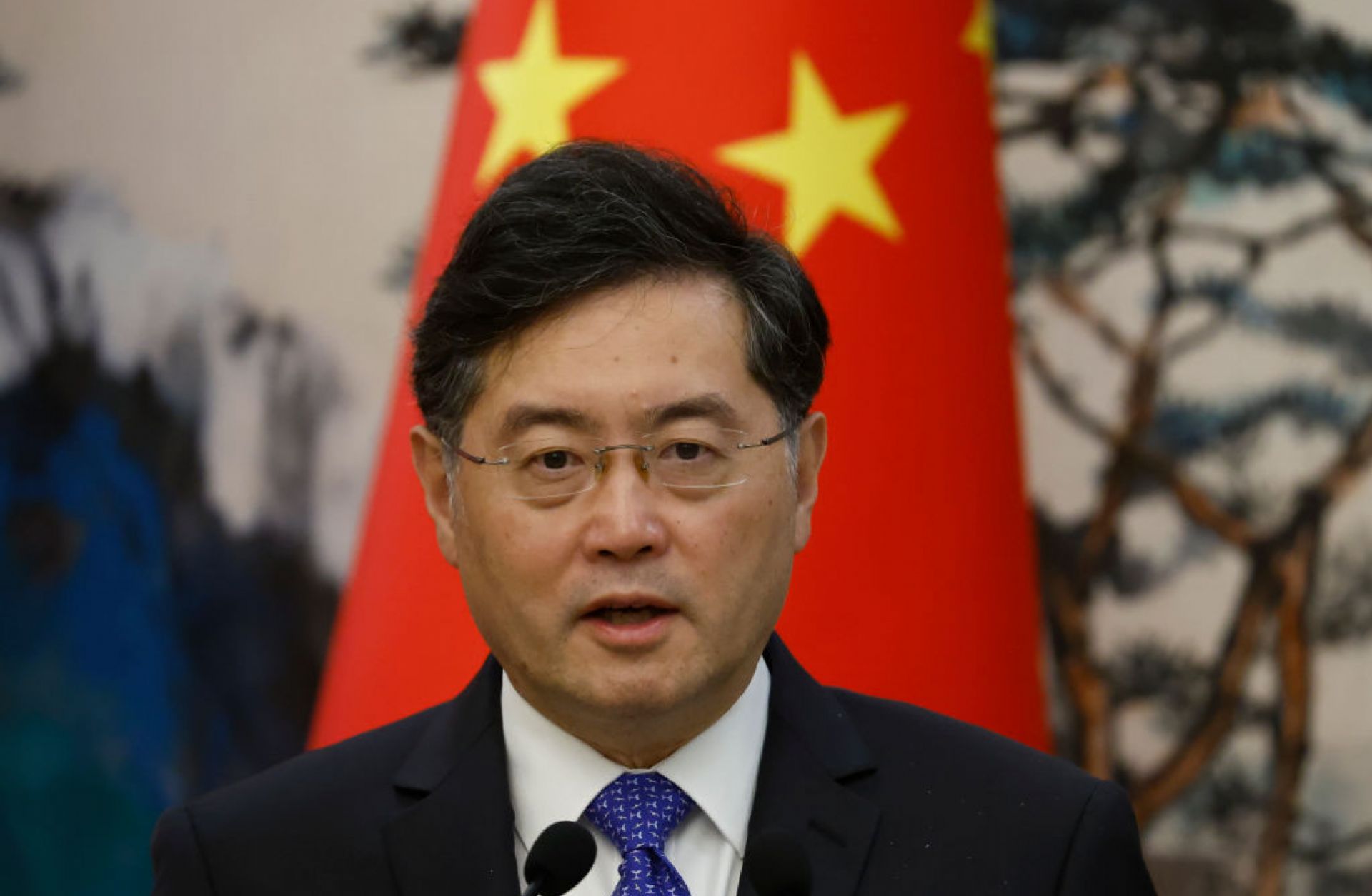Chinese Foreign Minister Qin Gang on May 23, 2023, in Beijing.