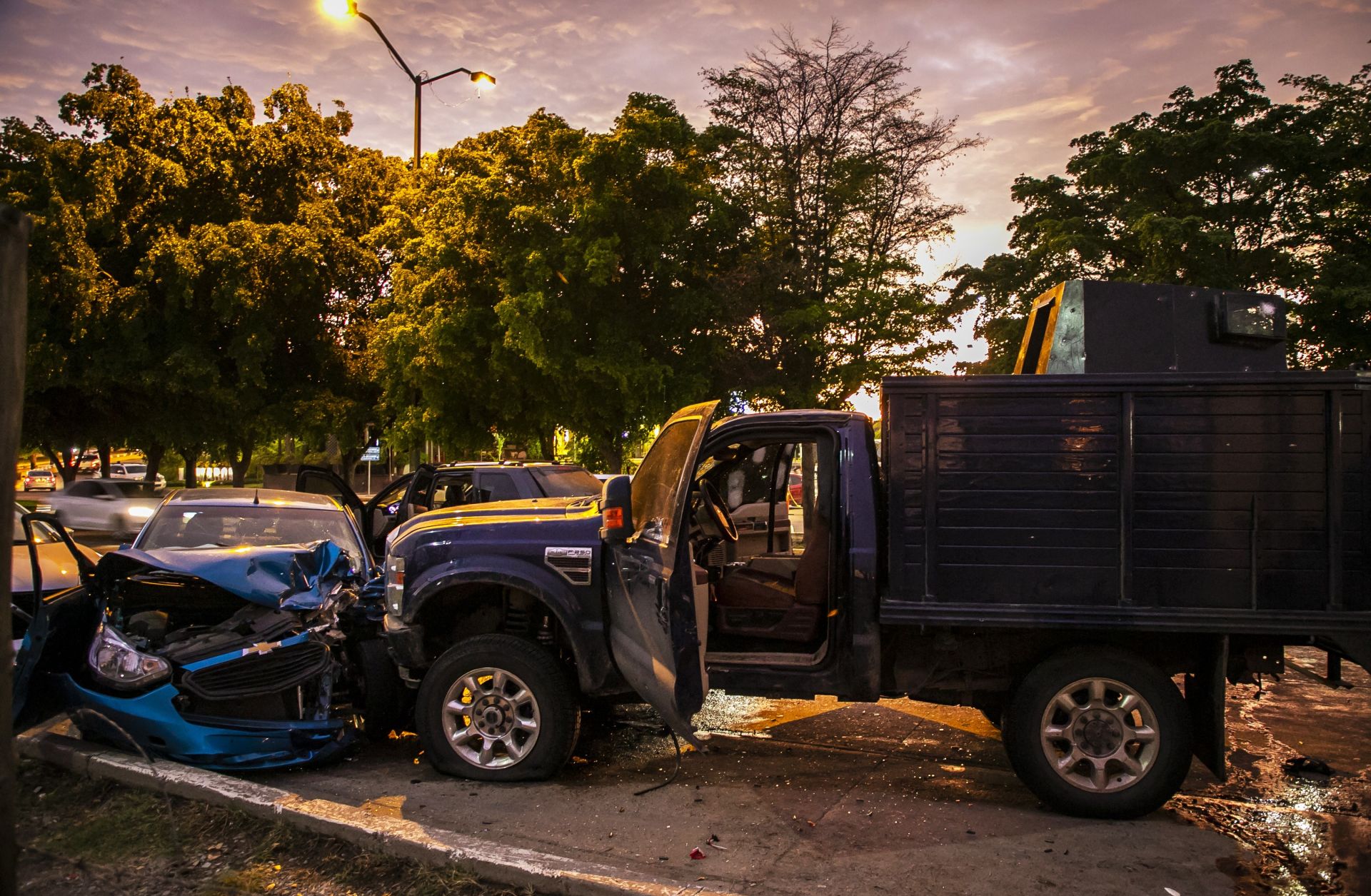 Bullet-ridden and wrecked vehicles in the Sinaloa state capital of Culiacan, Mexico, on Oct. 17, 2019.