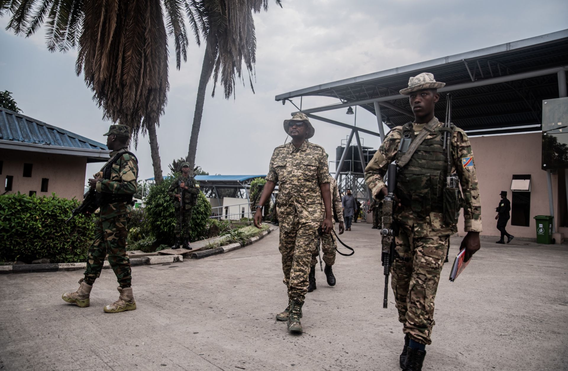 M23 fighters are seen at the main border crossing between the Democratic Republic of Congo and Rwanda in Goma on March 1, 2025. M23 fighters are seen at the main border crossing between the Democratic Republic of Congo and Rwanda in Goma on March 1, 2025.