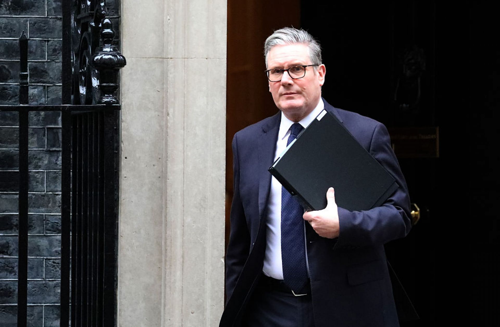 U.K. Prime Minister Keir Starmer leaves Downing Street on Feb. 2, 2026, in London. 