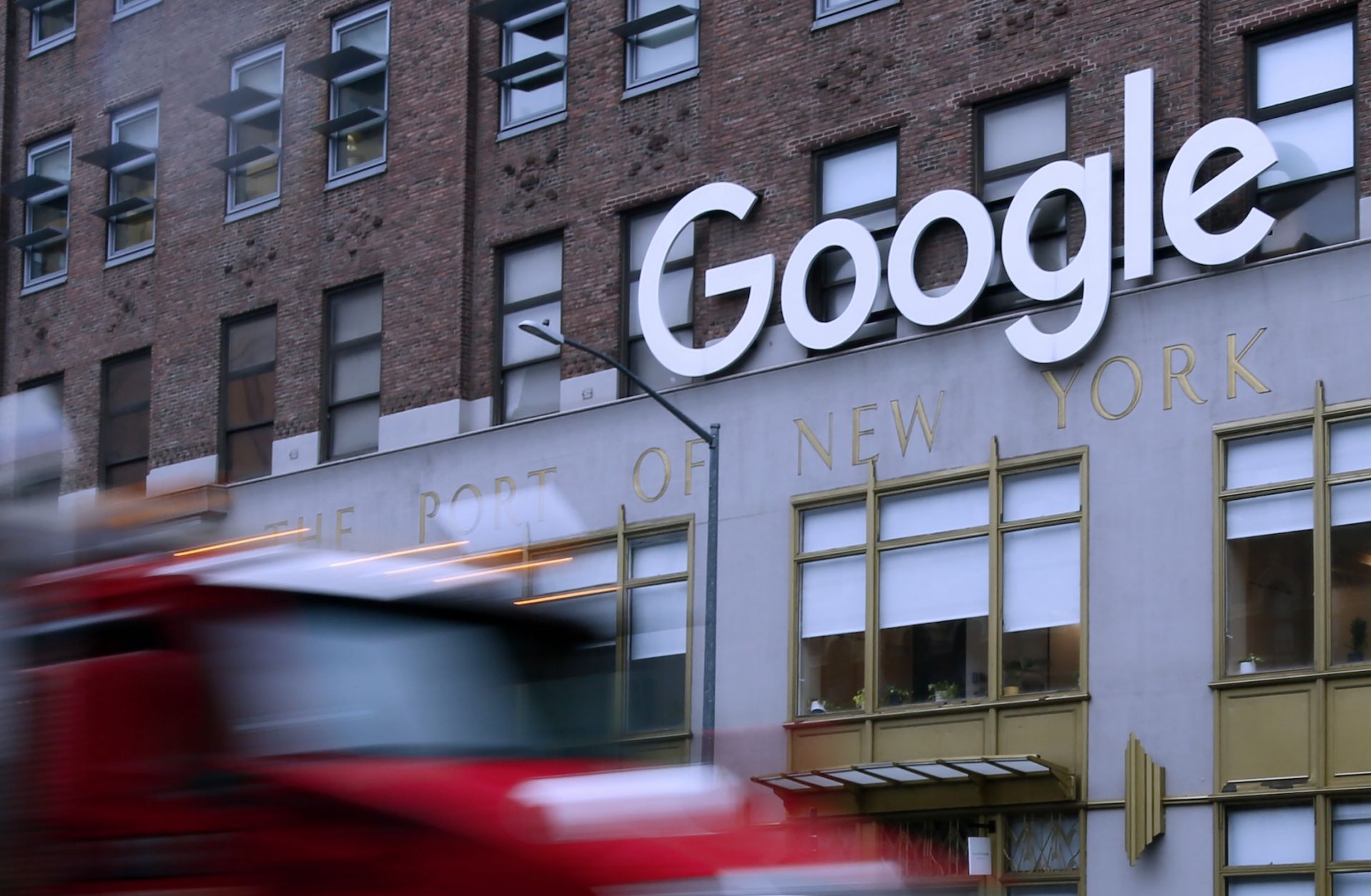 A Google sign is displayed outside the company's offices in New York City on Jan. 25, 2023. A Google sign is displayed outside the company's offices in New York City on Jan. 25, 2023.