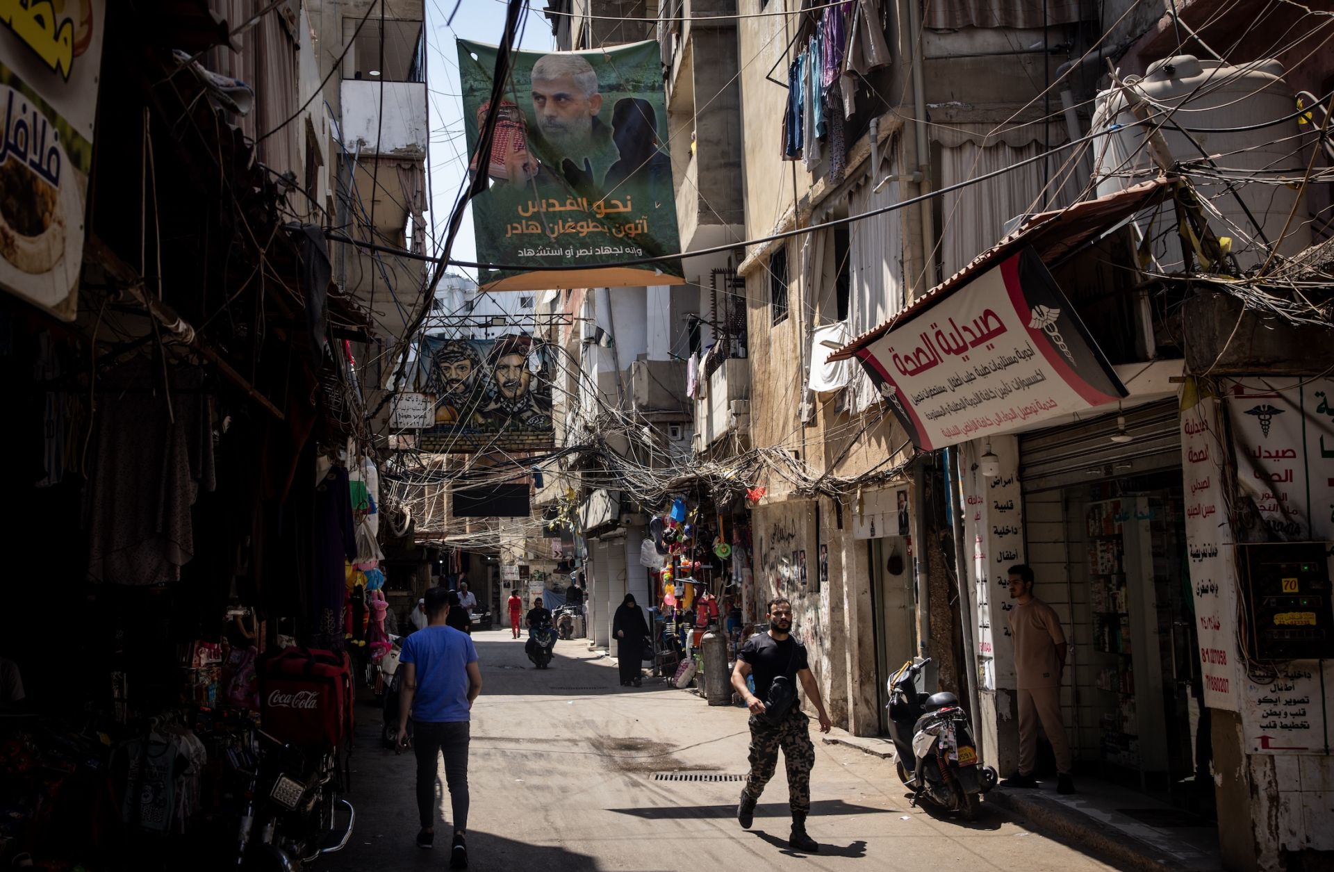 The Palestinian refugee camp of Bourj al-Barajneh on Aug. 8 in Beirut.