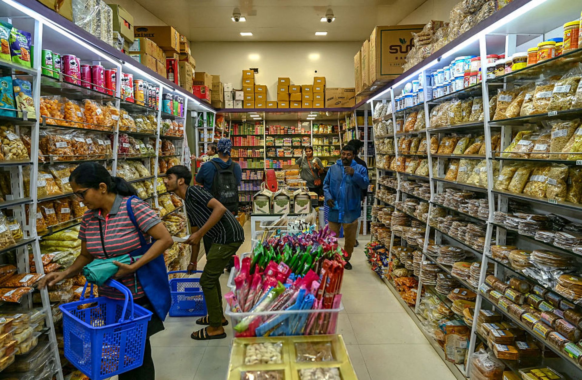 A department store on Sept. 5, 2025, in Mumbai, after the Indian government slashed GST rates.
