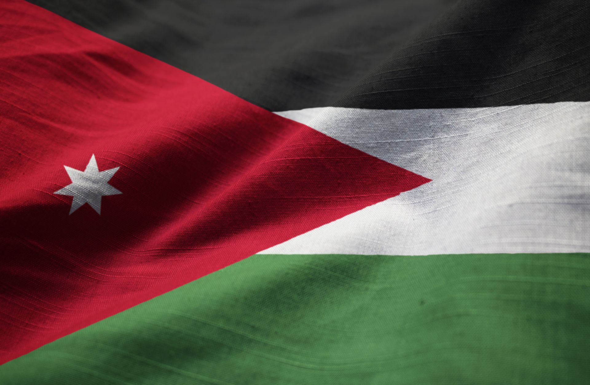 The Jordanian Flag.