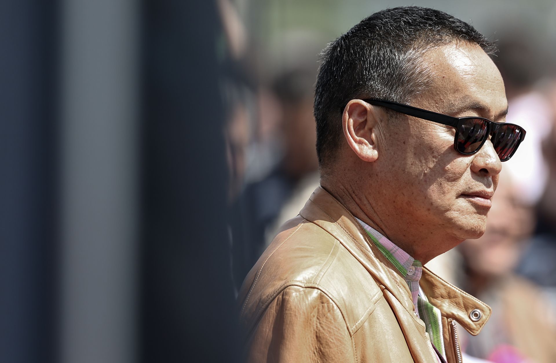 Thai Prime Minister Srettha Thavisin watches a race during the F1 Grand Prix in Imola, Italy, on May 19, 2024.