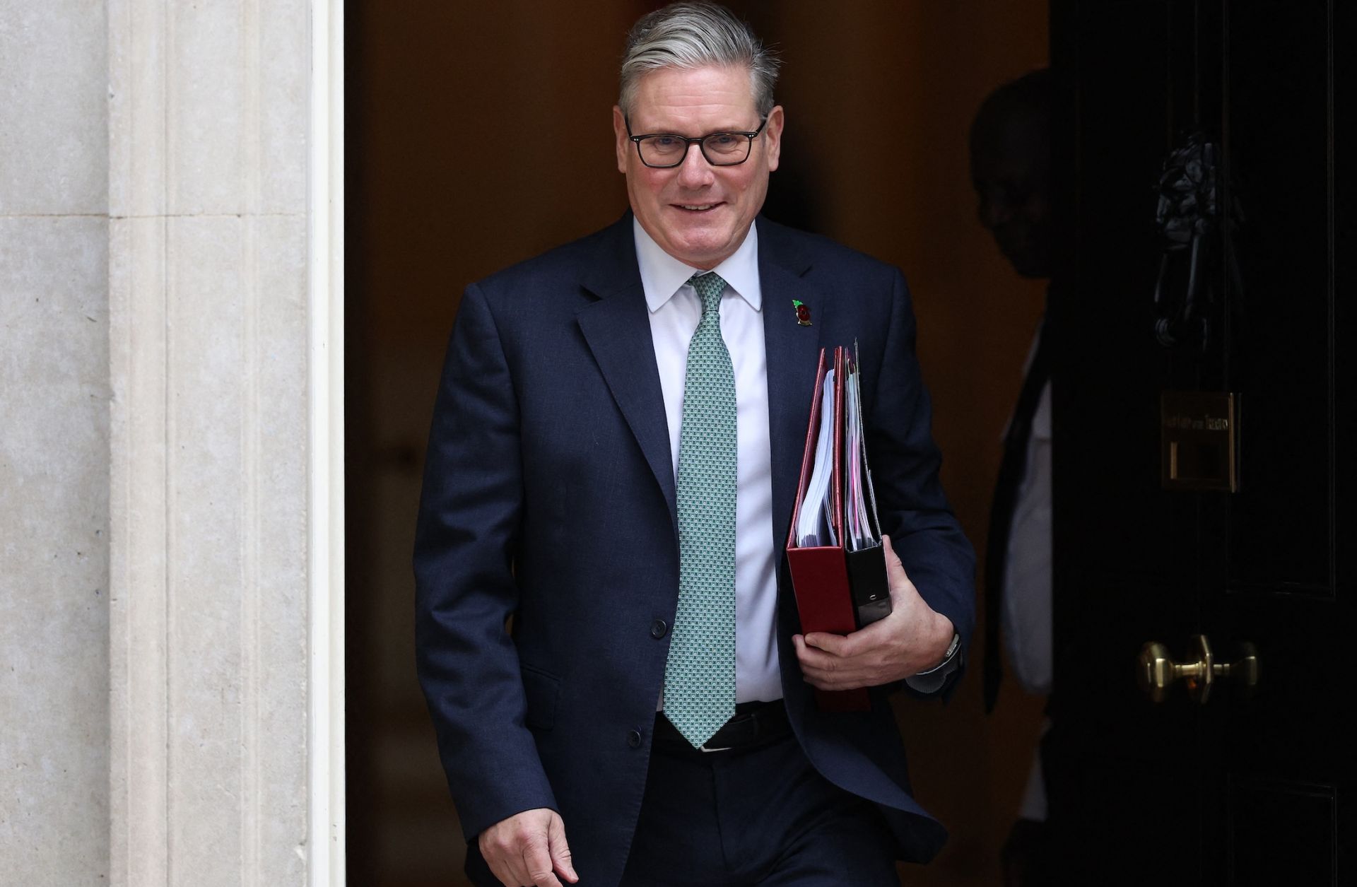 British Prime Minister Keir Starmer on Nov. 12 at 10 Downing Street in central London.