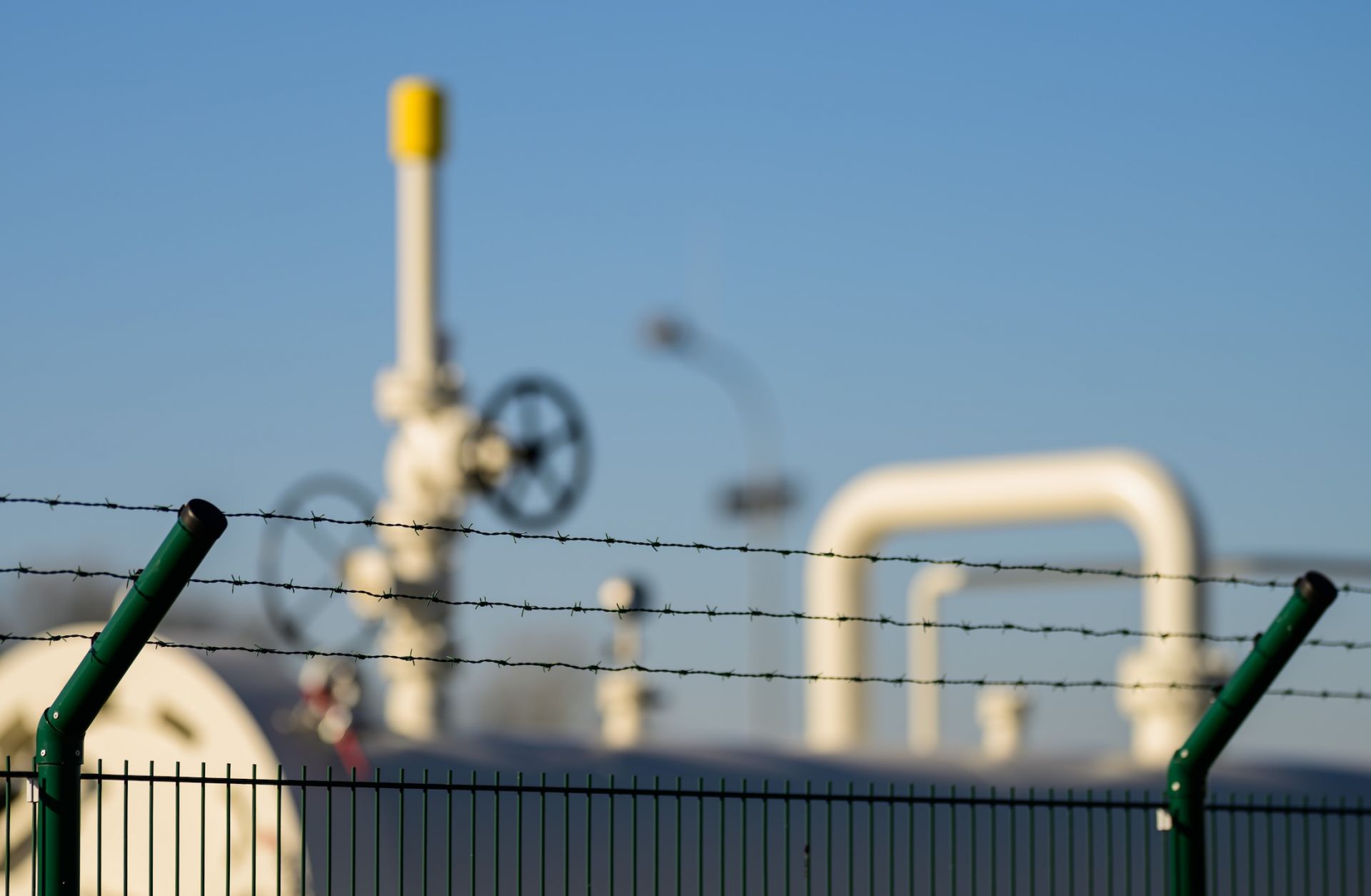 A natural gas distribution hub is seen near Vienna, Austria, on Nov. 16, 2024.