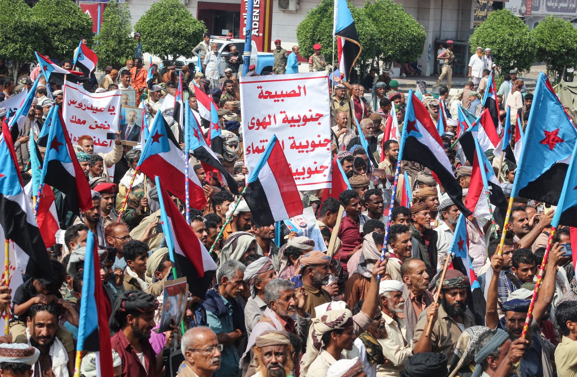 YemenYemenis rally to show their support for the UAE-backed Southern Transitional Council on Dec. 14, 2025.