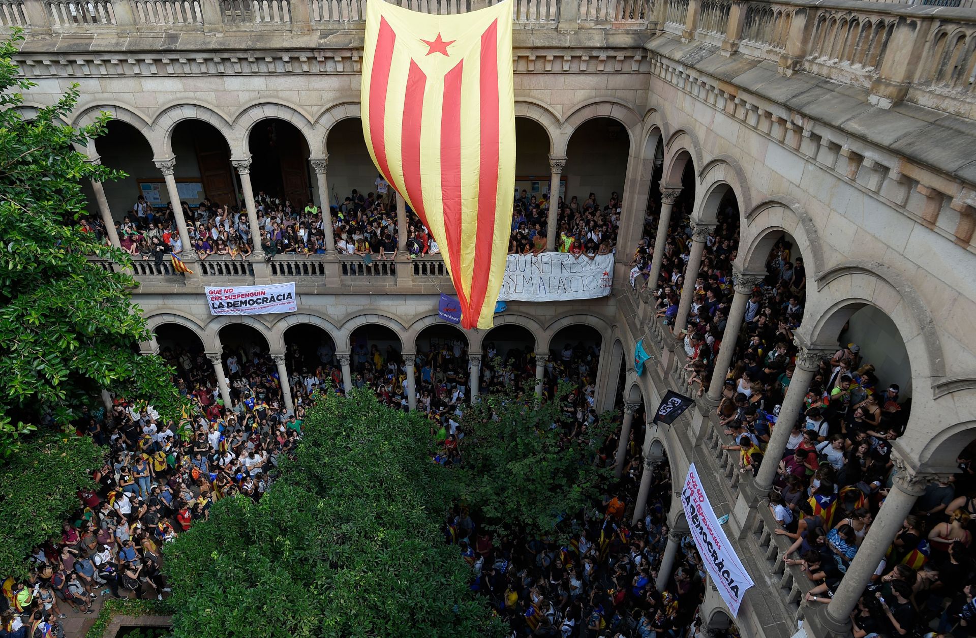 The Spanish central government is using legal, political and economic means to block an independence referendum in Catalonia.