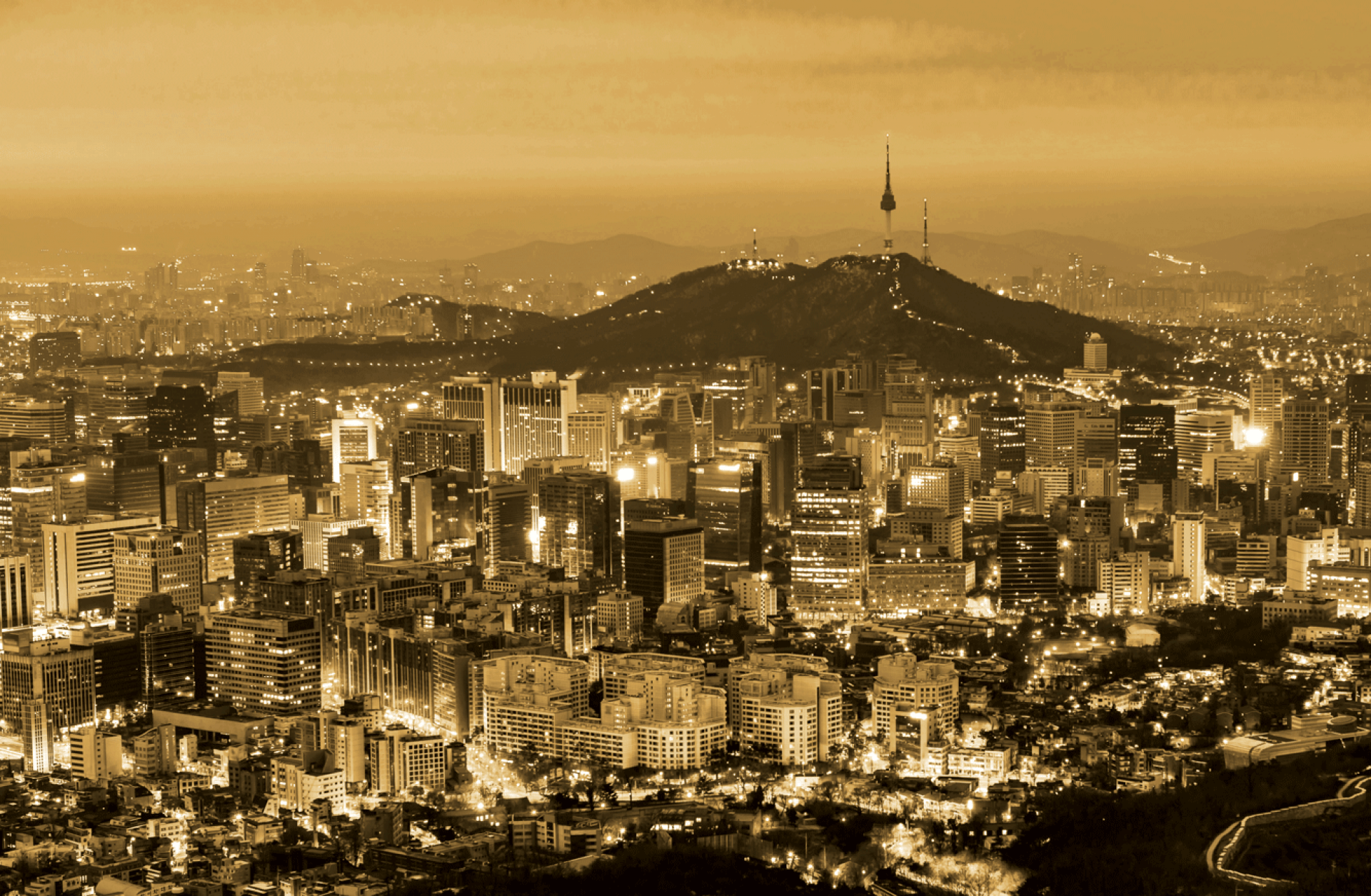 As dusk falls over Seoul, South Korea's bustling capital, the city's skyline comes to life.
