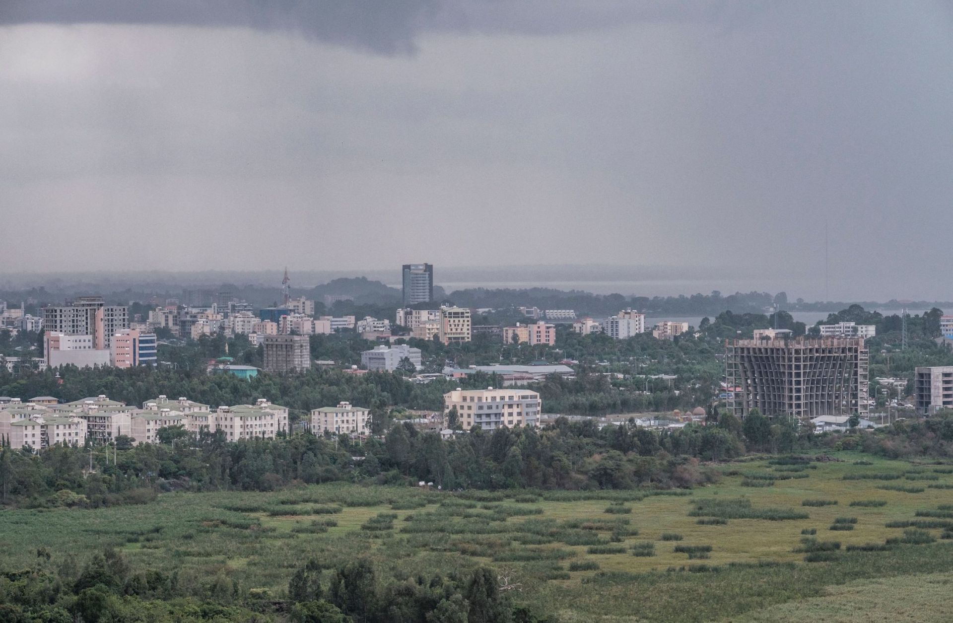 A view of the city of Bahir Dar, the capital of the Amhara region in northern Ethiopia, on June 19, 2021.