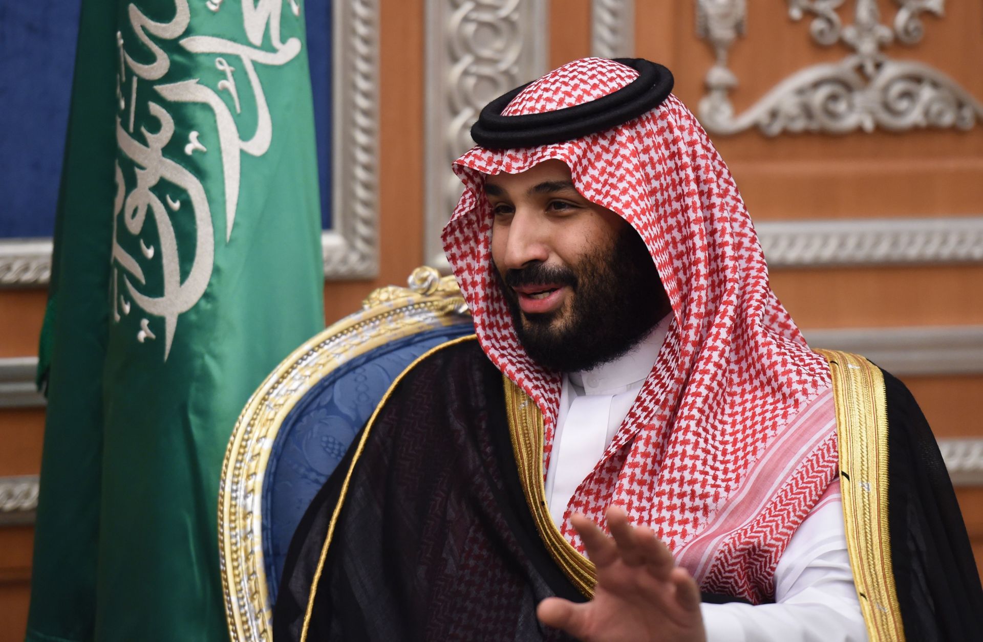 Saudi Crown Prince Mohammed bin Salman, in Riyadh, Saudi Arabia, during November 2017.