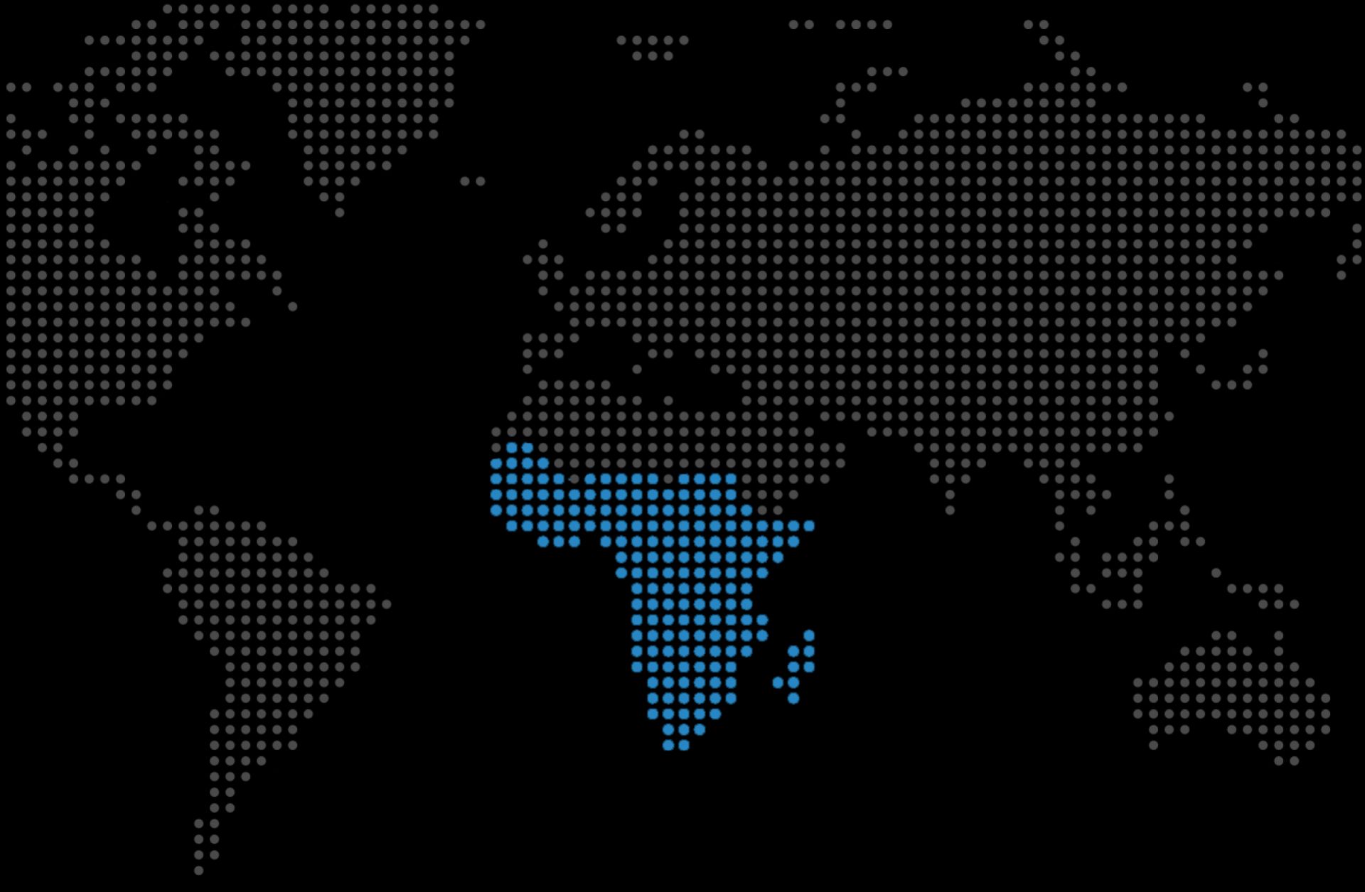 A map shows sub-Saharan Africa