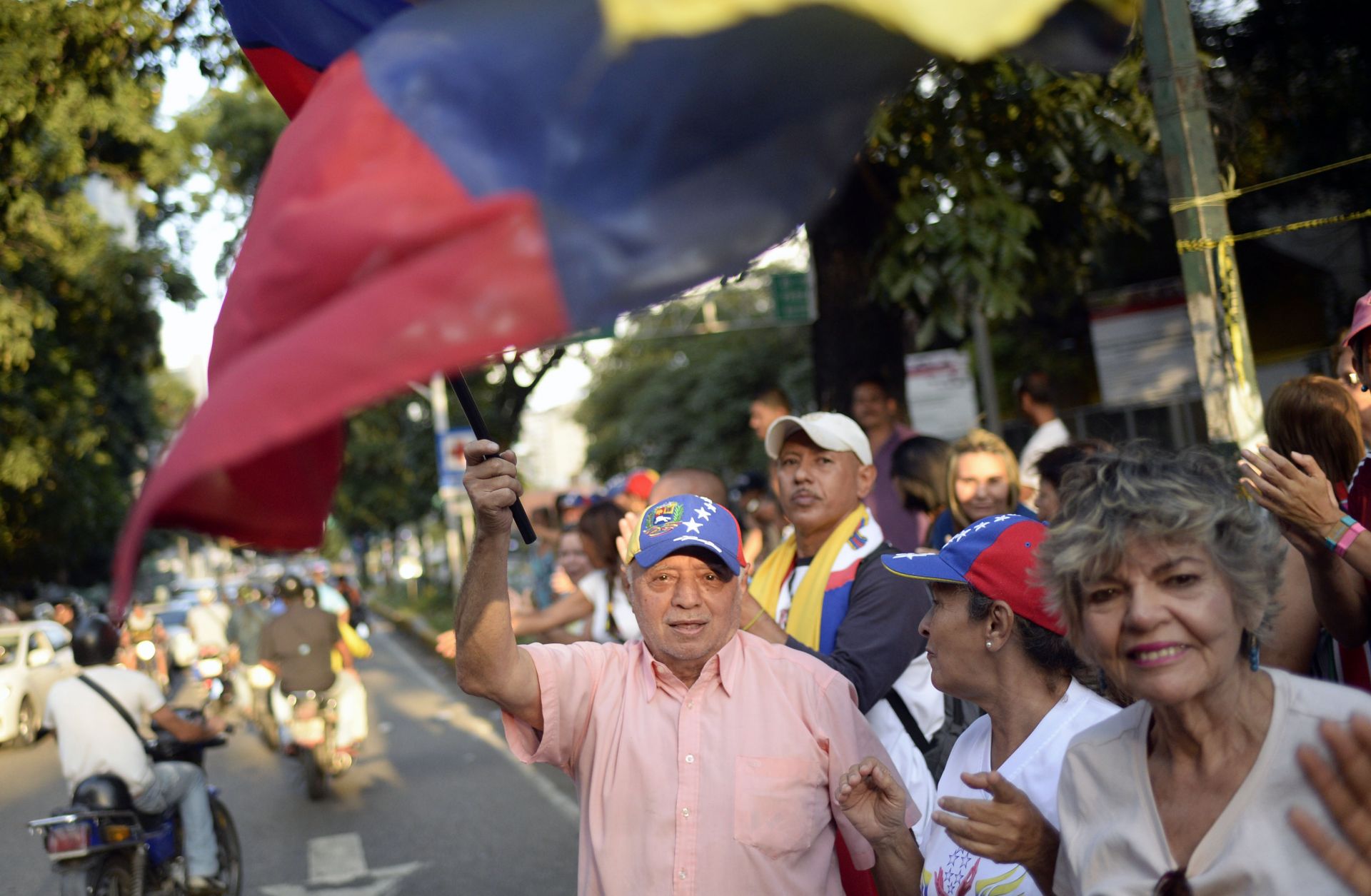Opponents of Venezuela's constitutional assembly rally in Caracas after a symbolic vote against the measure. The vote to authorize the body that will rewrite the country's constitution will be held July 30.