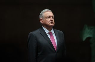 Mexican President Andres Manuel Lopez Obrador on July 1, 2021, at the National Palace in Mexico City during a commemoration of the third year of his victory in Mexico's 2018 presidential election. His unwillingness to adjust course will ensure that insecurity remains pervasive. Mexican President Andres Manuel Lopez Obrador on July 1, 2021, at the National Palace in Mexico City during a commemoration of the third year of his victory in Mexico's 2018 presidential election.