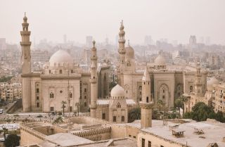 A view of the Mosque of Sultan Hassan in Egypt's capital, Cairo.