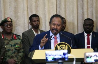 Abdallah Hamdok, Sudan's interim prime minister