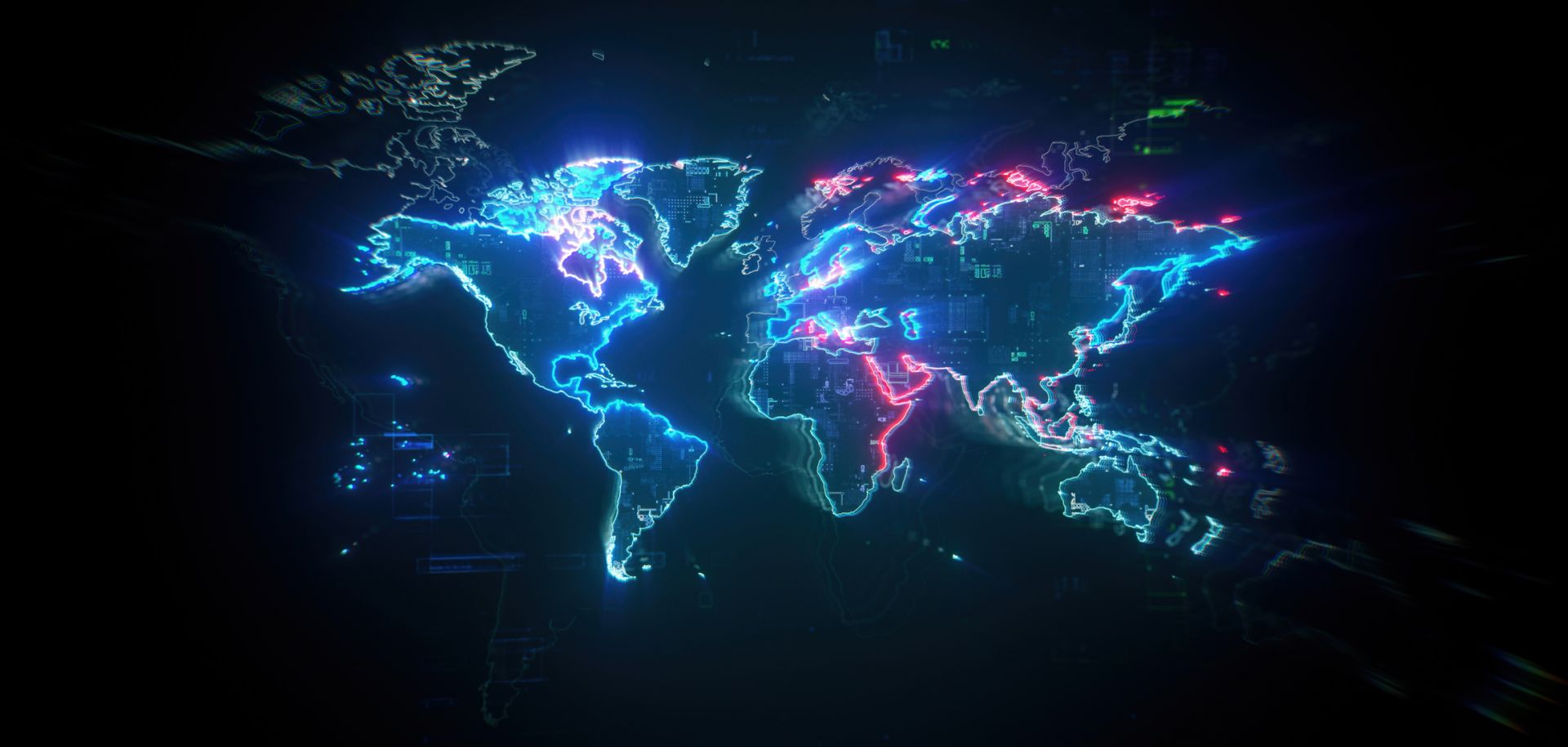 2026 Third-Quarter Forecast Webcast Glowing Map Image
