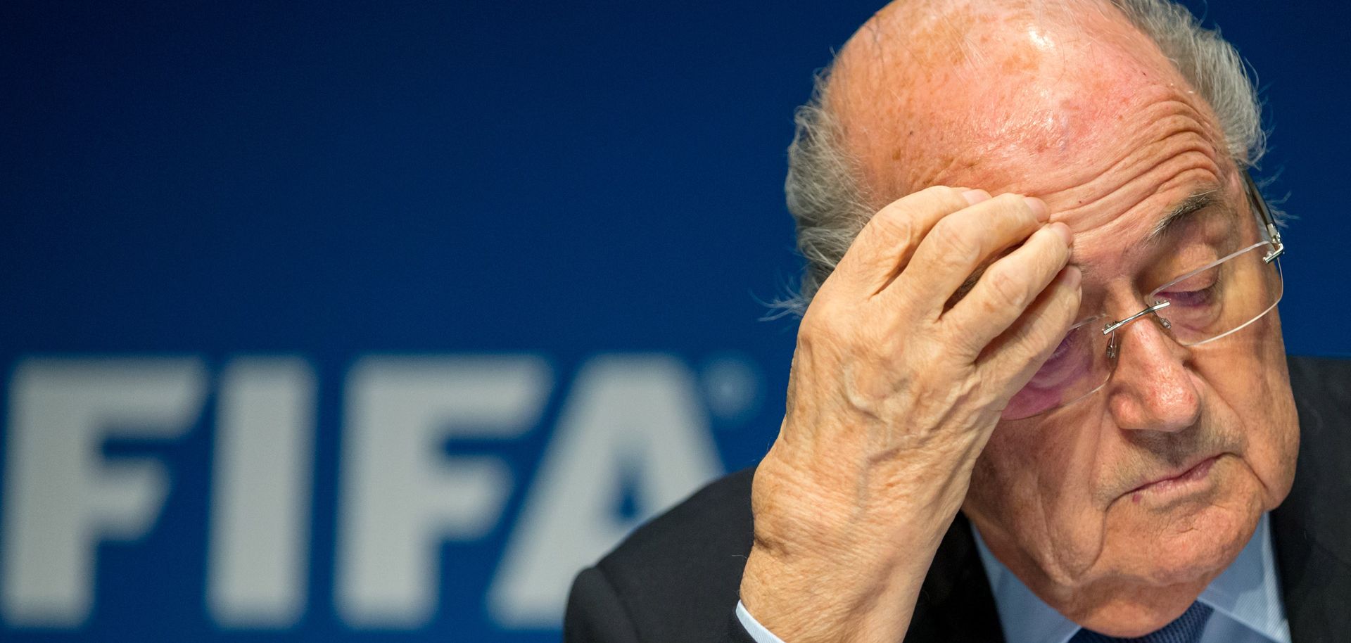 Former FIFA President Joseph S. Blatter at a 2015 press conference in Zurich.
