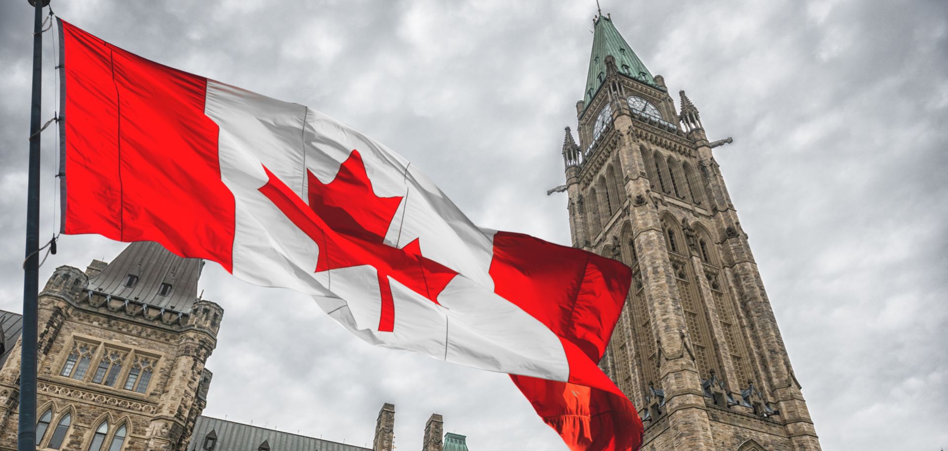 The national Parliament in the Canadian capital of Ottawa.