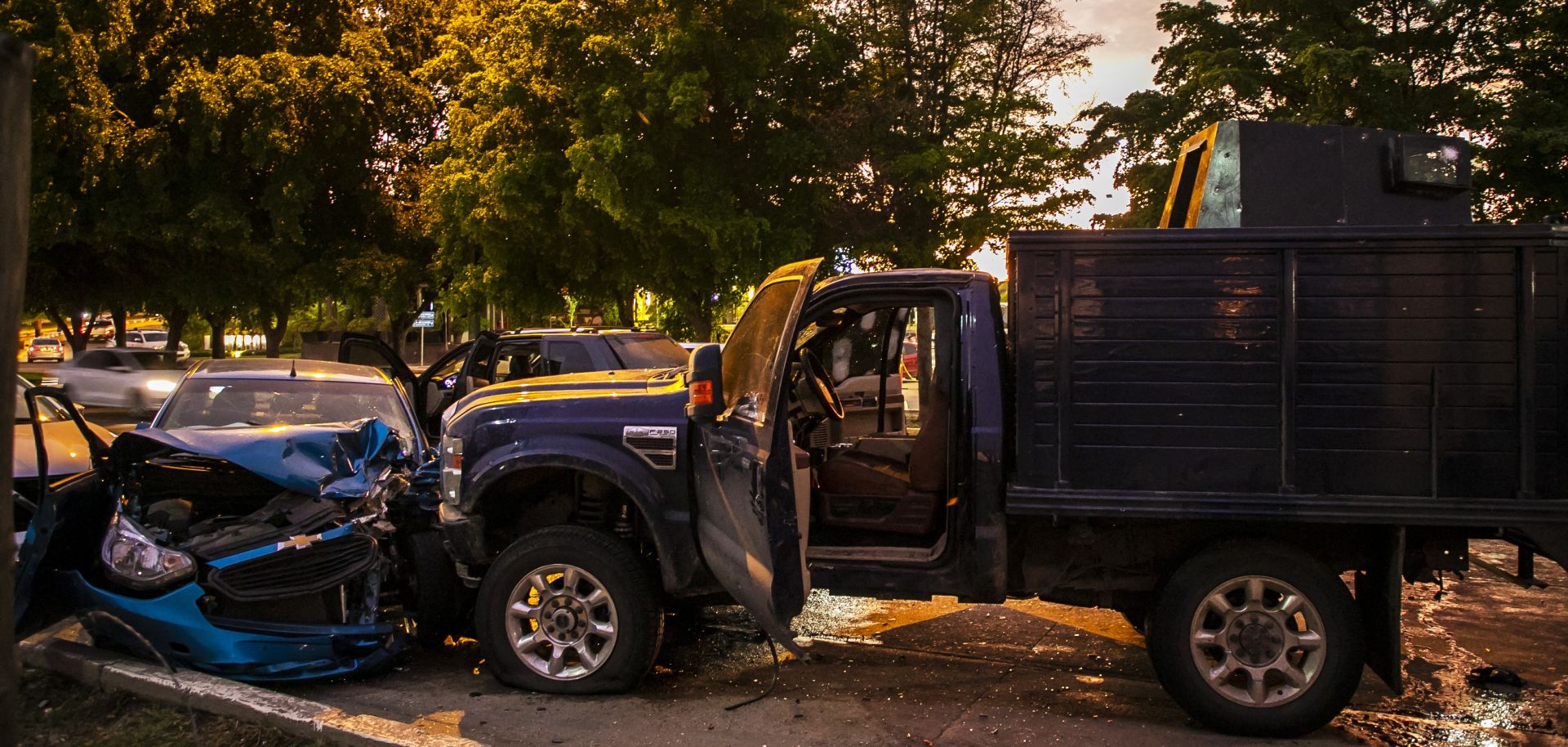 Bullet-ridden and wrecked vehicles in the Sinaloa state capital of Culiacan, Mexico, on Oct. 17, 2019.