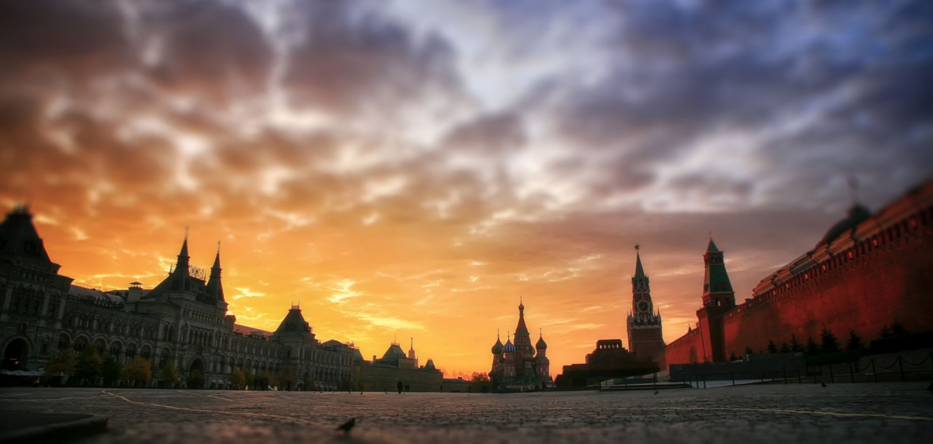 Moscow Red Square Sunset