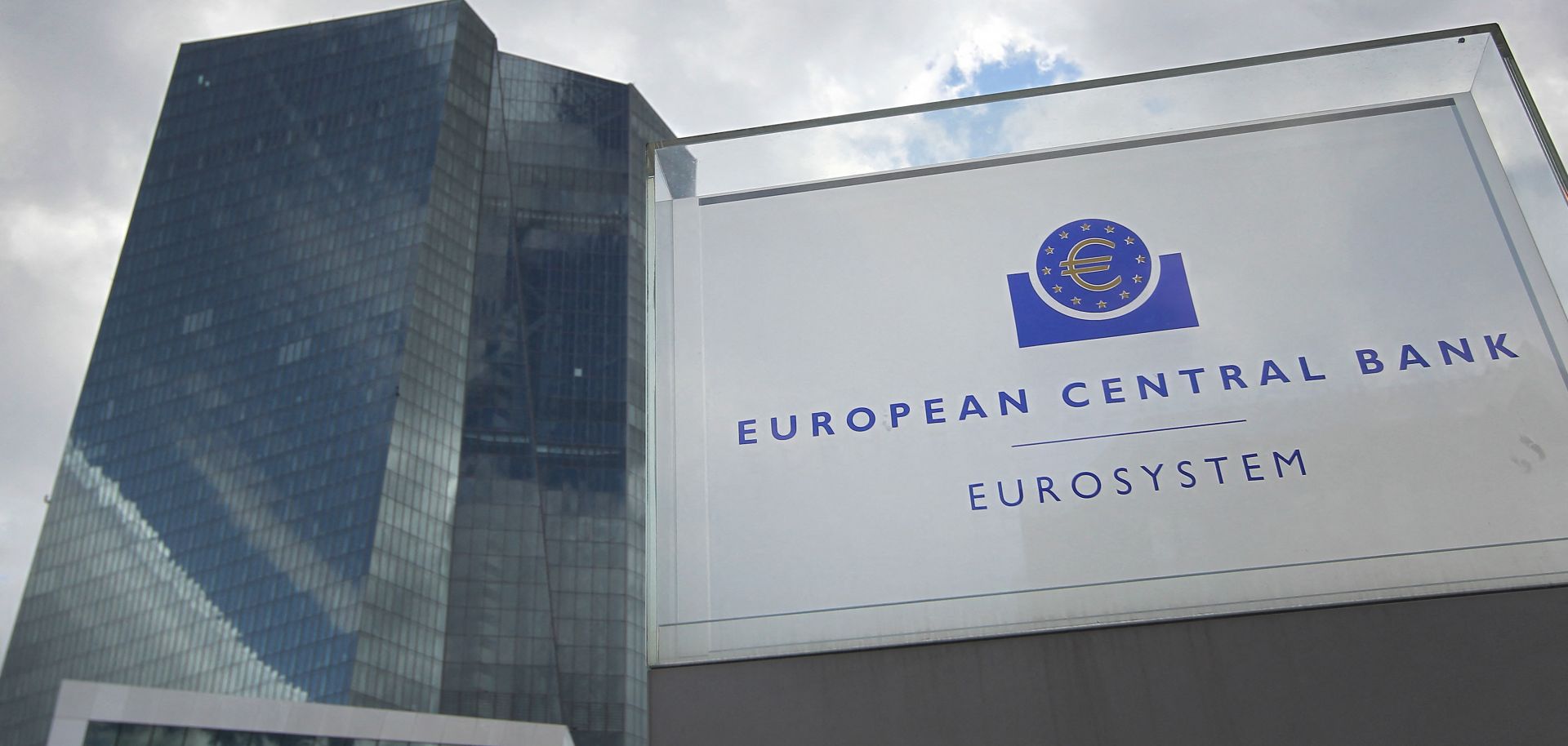 The headquarters of the European Central Bank (ECB) is pictured in Frankfurt, Germany, on July 21, 2022. 