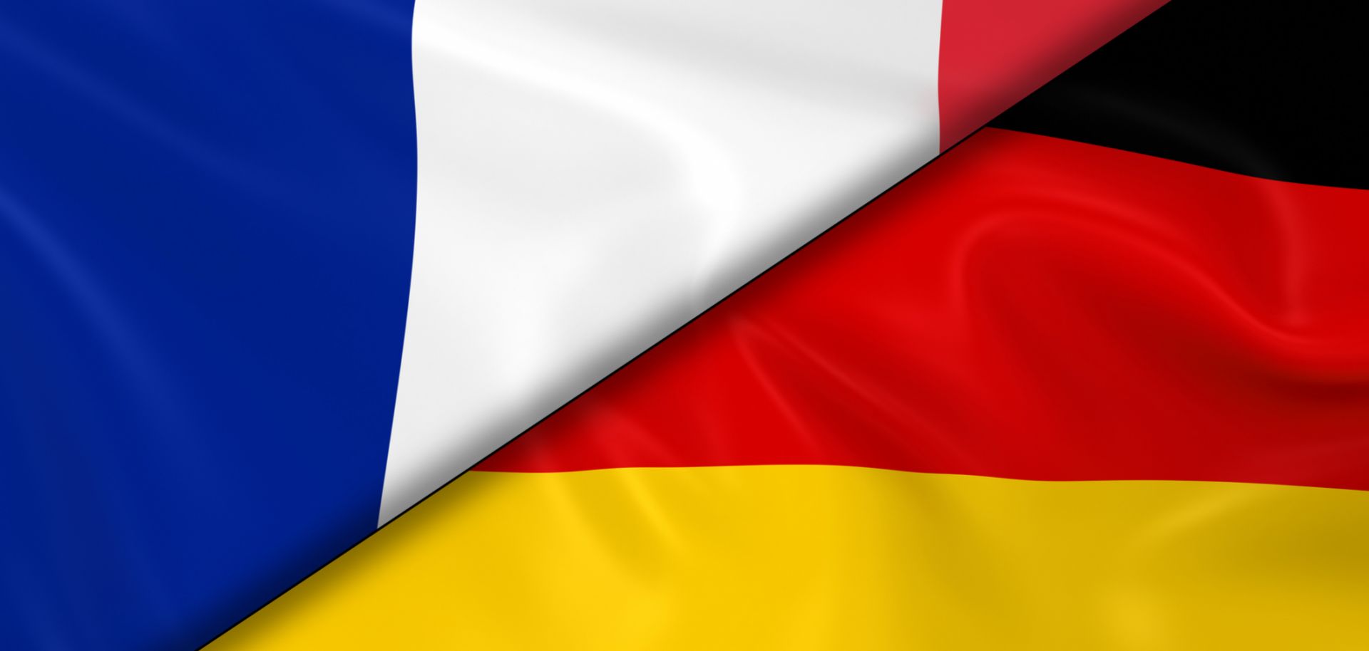 The French and German Flags