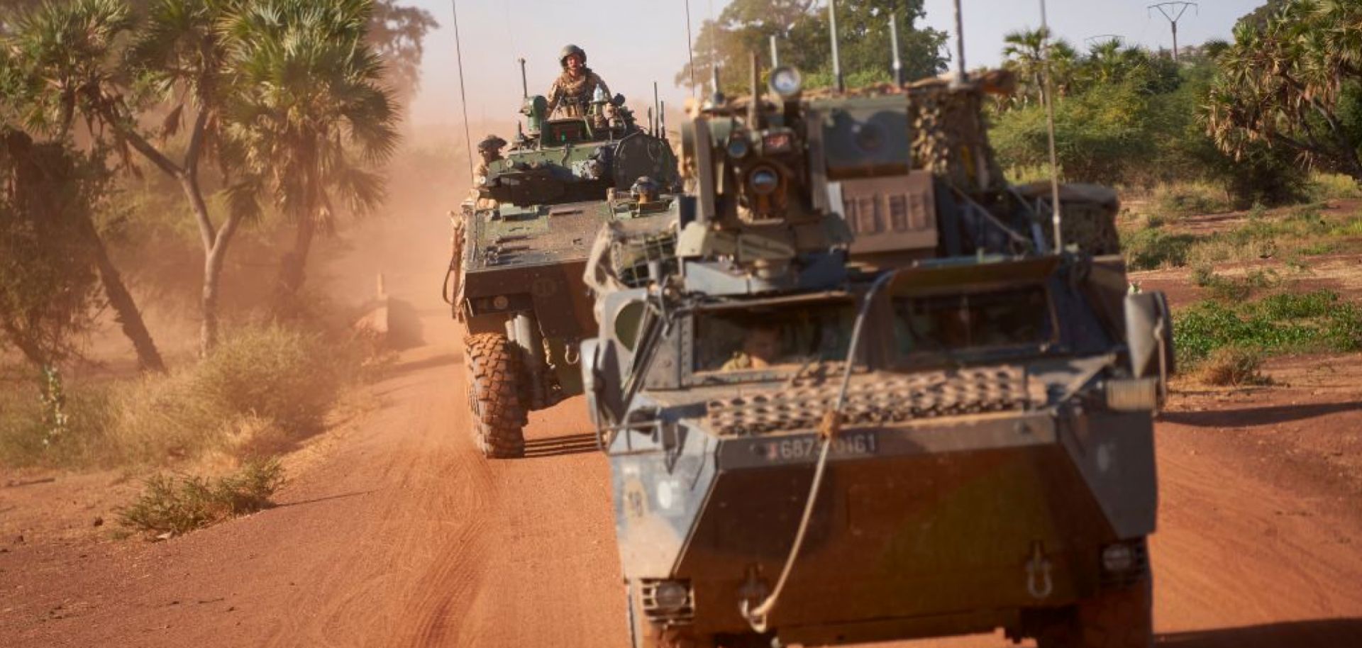 A French army patrol in November 2019 in northern Burkina Faso.