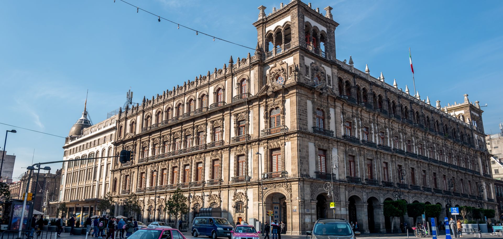 The building housing Mexico's Supreme Court is seen in downtown Mexico City in January 2019.