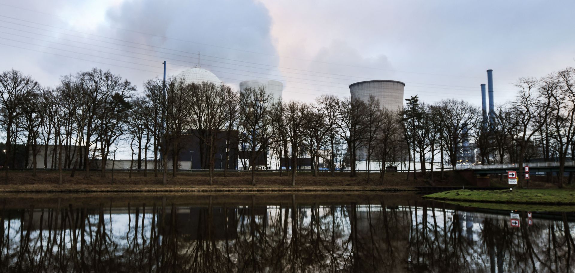 A photo taken on Jan. 12, 2022, shows a gas-fired power plant in Lingen, Germany. 