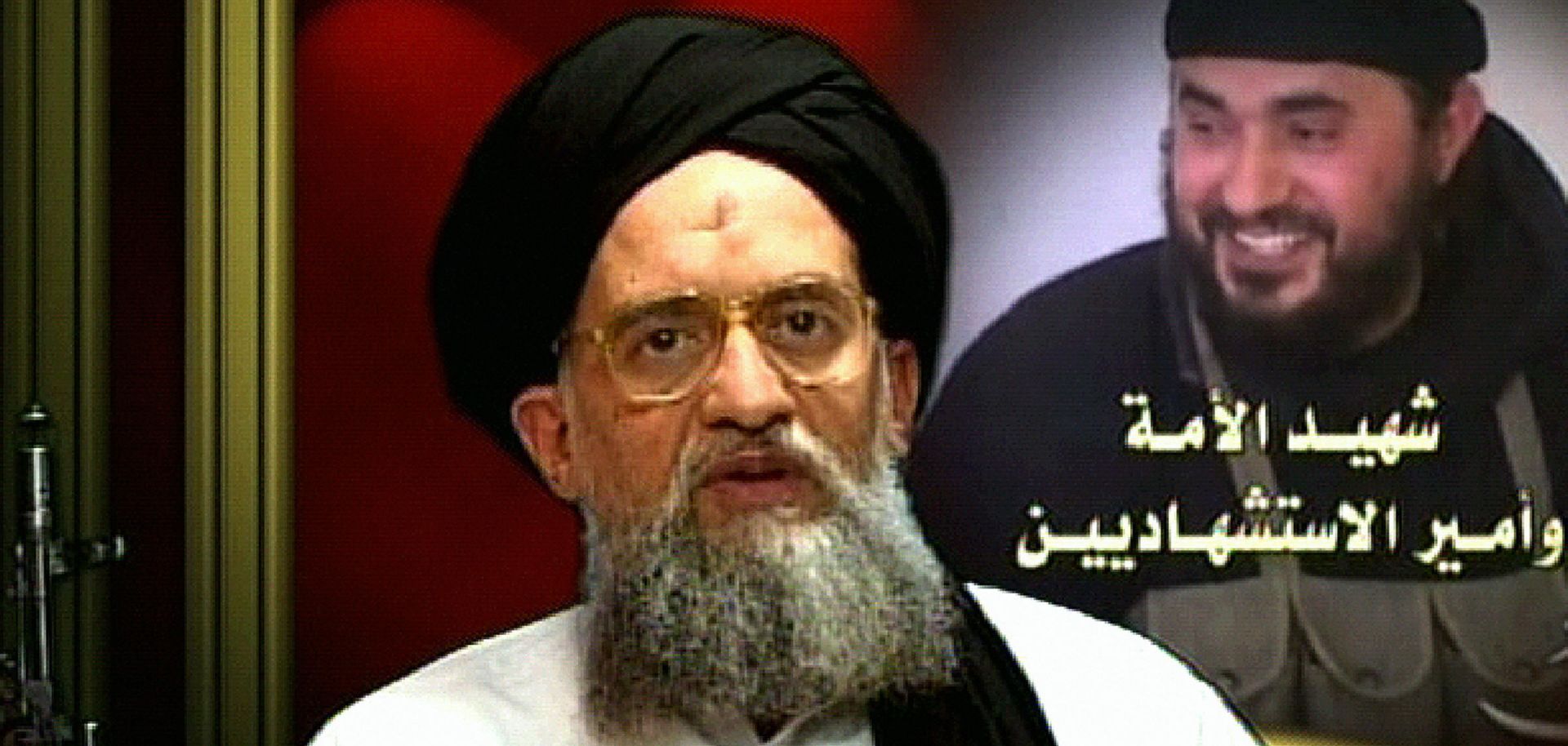 An image grab taken from Al-Jazeera television on June 23, 2006, shows footage of al Qaeda's Ayman al-Zawahiri vowing to avenge the death of Abu Musab al-Zarqawi, who was killed in a U.S. air raid June 7. 