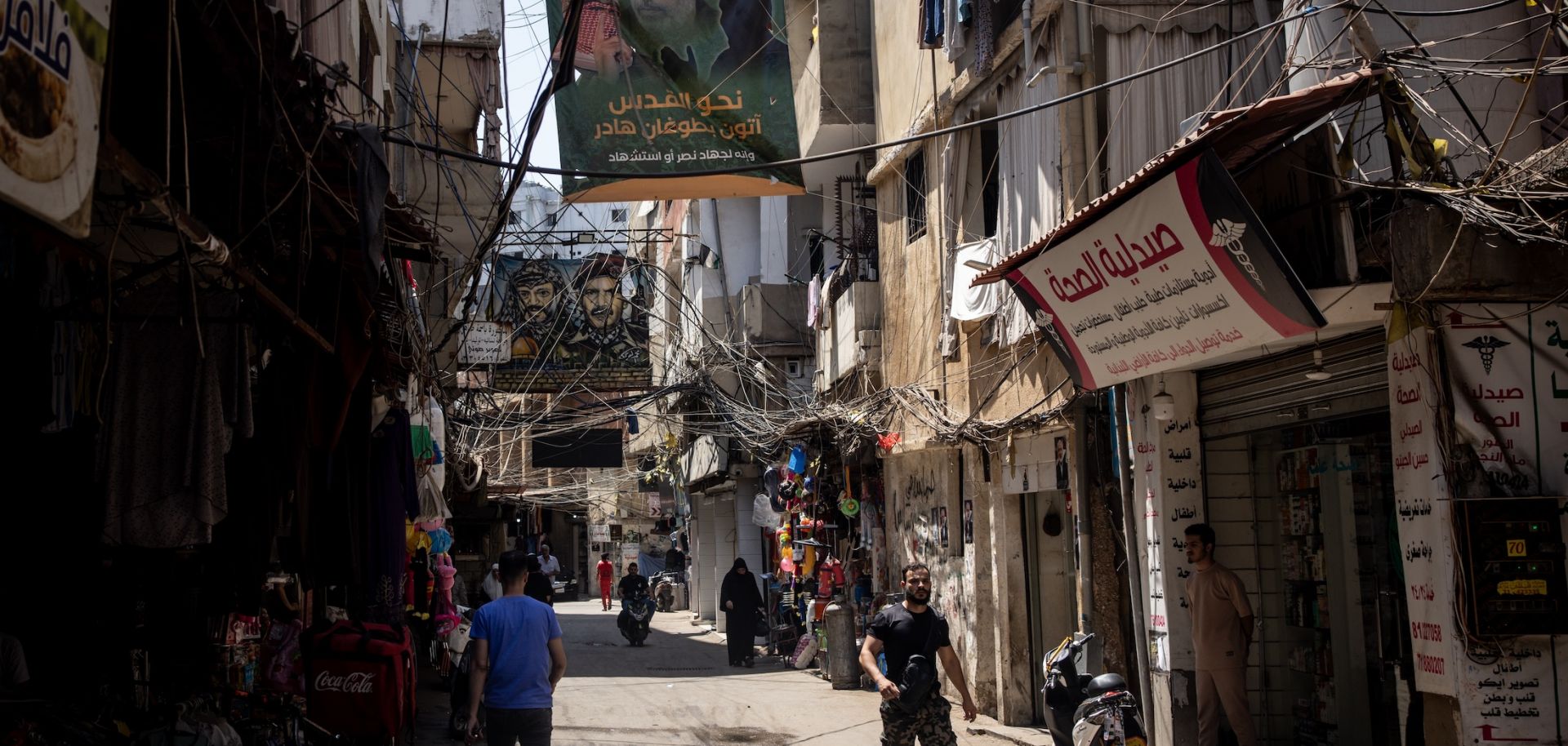 The Palestinian refugee camp of Bourj al-Barajneh on Aug. 8 in Beirut.