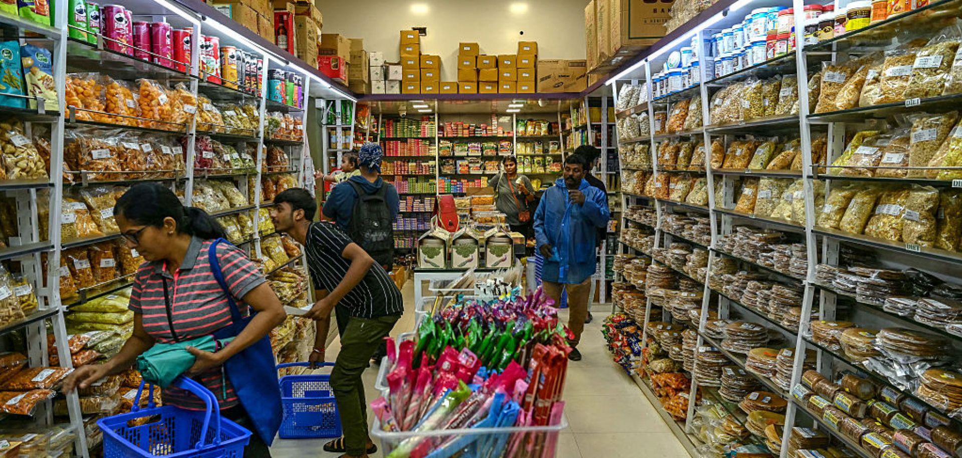 A department store on Sept. 5, 2025, in Mumbai, after the Indian government slashed GST rates.