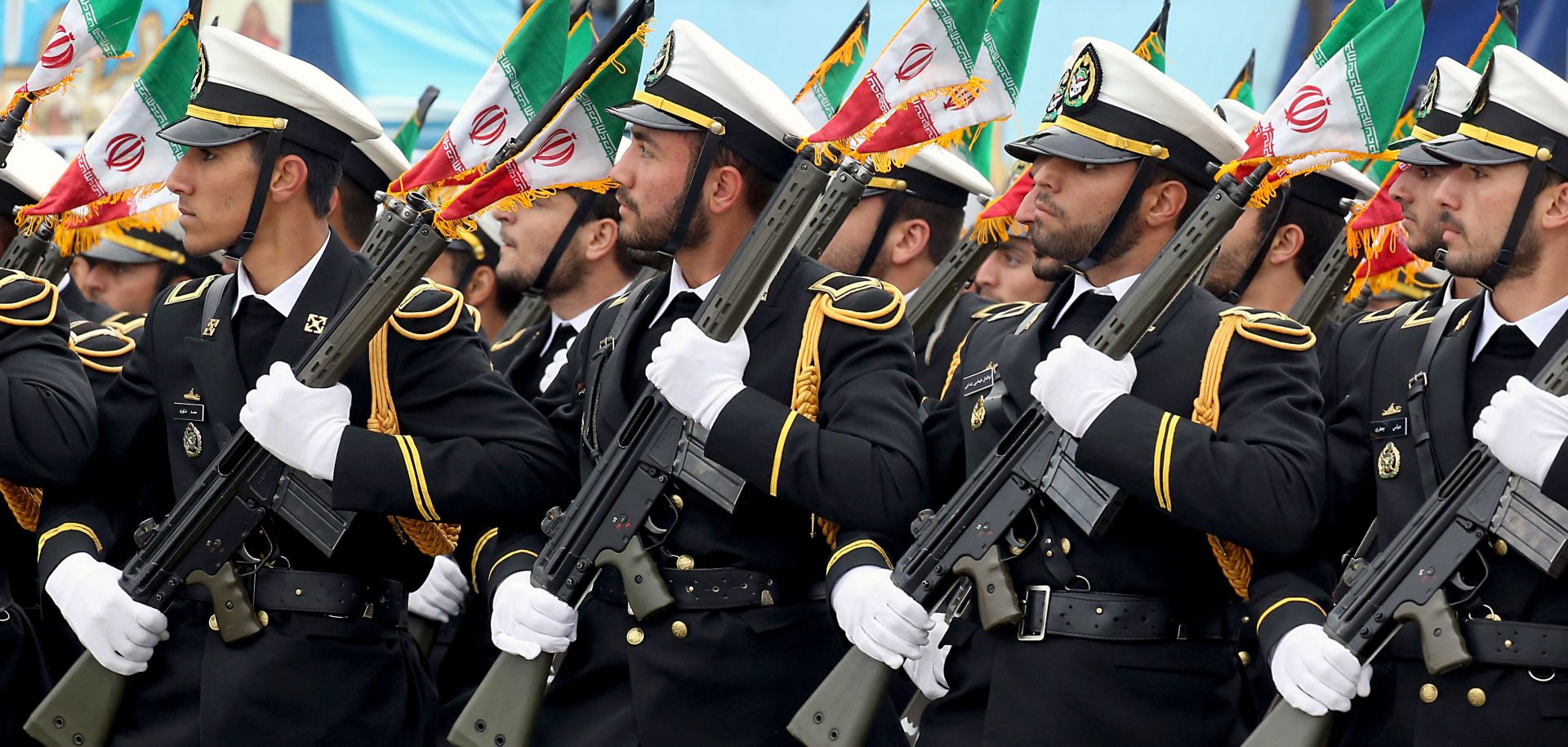 A military parade in the Iranian capital of Tehran on April 18, 2019.