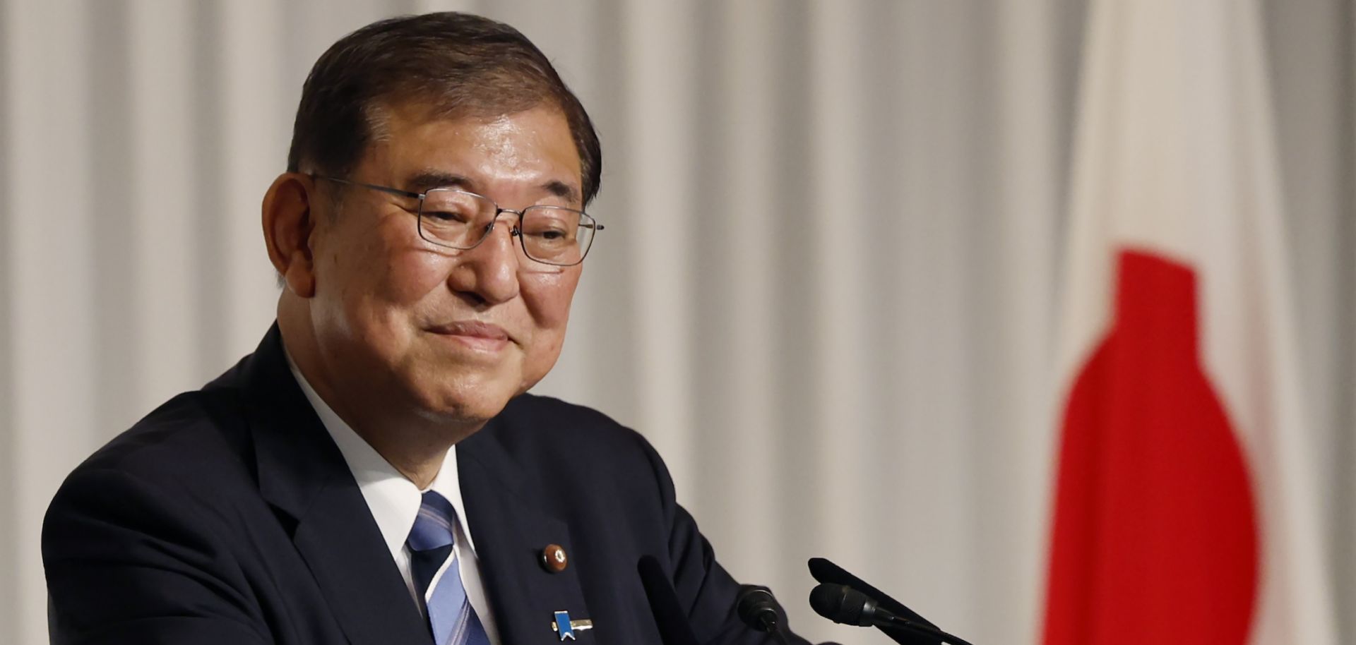 Newly-elected leader of Japan's ruling Liberal Democratic Party (LDP), Shigeru Ishiba, speaks during a press conference on Sept. 27, 2024, in Tokyo, Japan. 