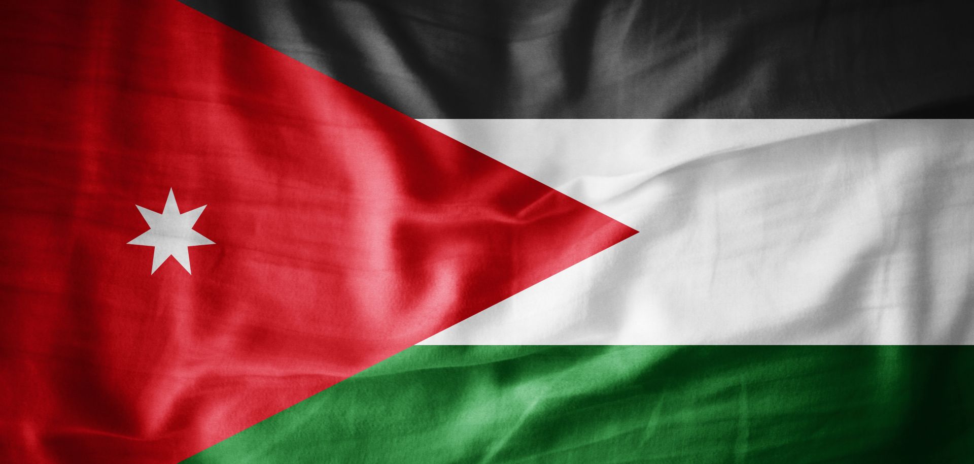An image of the Jordanian flag.