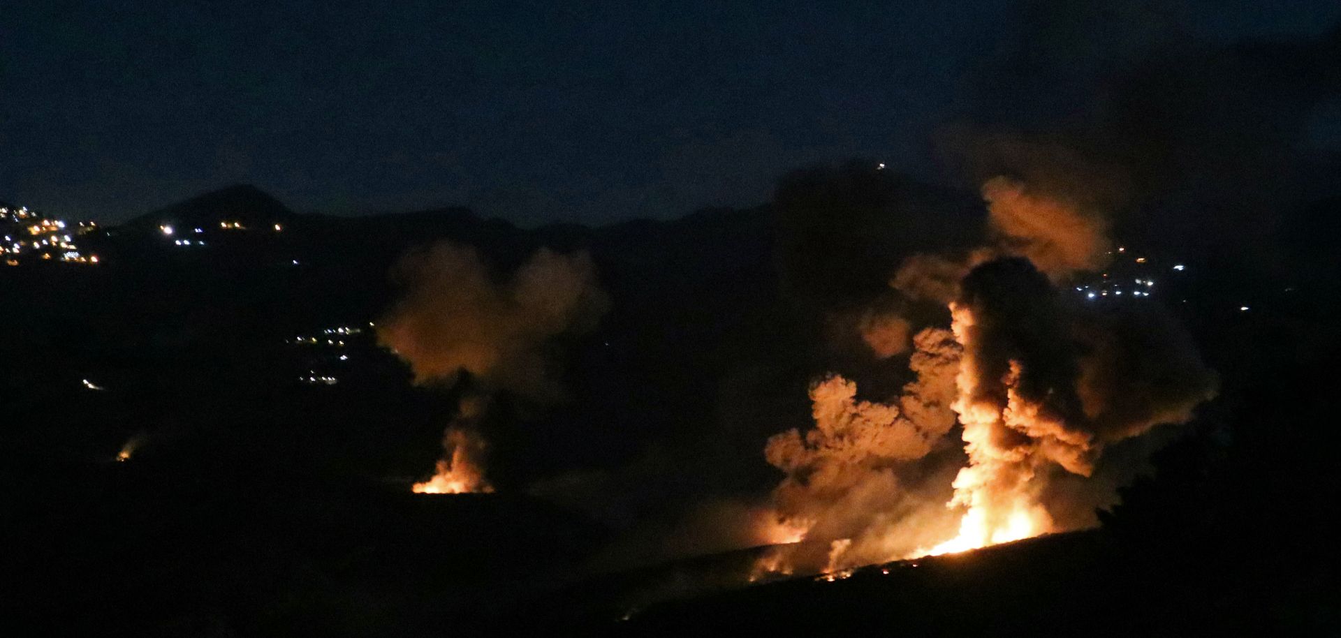 The site of an Israeli strike on Sept. 19 in the southern Lebanese border village of Mahmoudiyeh.