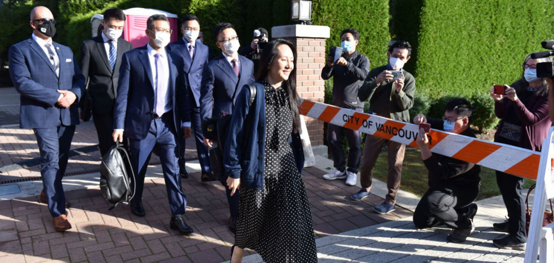 Huawei CFO Meng Wanzhou on Sept. 24, 2021, in Vancouver, Canada.