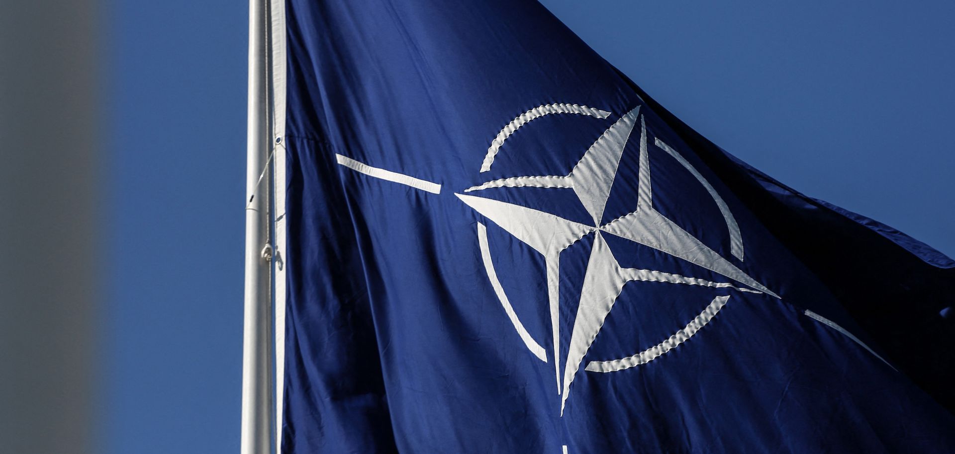 NATO's flag.