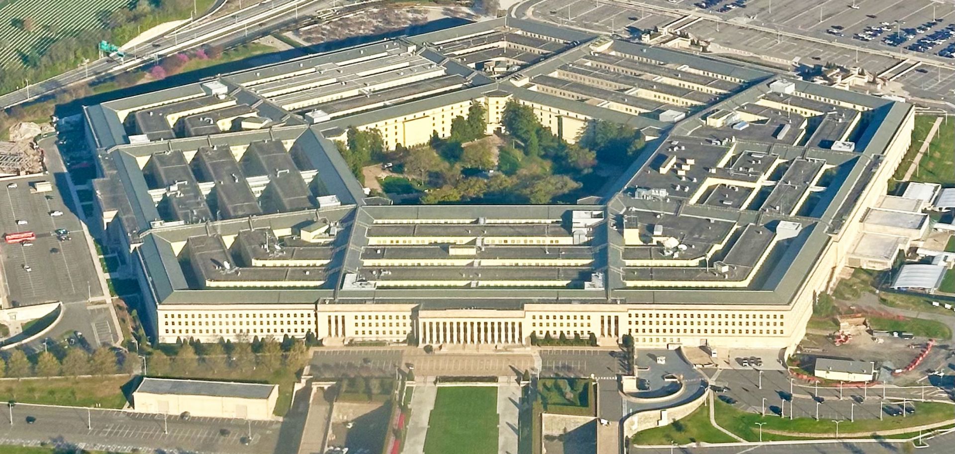 The Pentagon viewed from above.