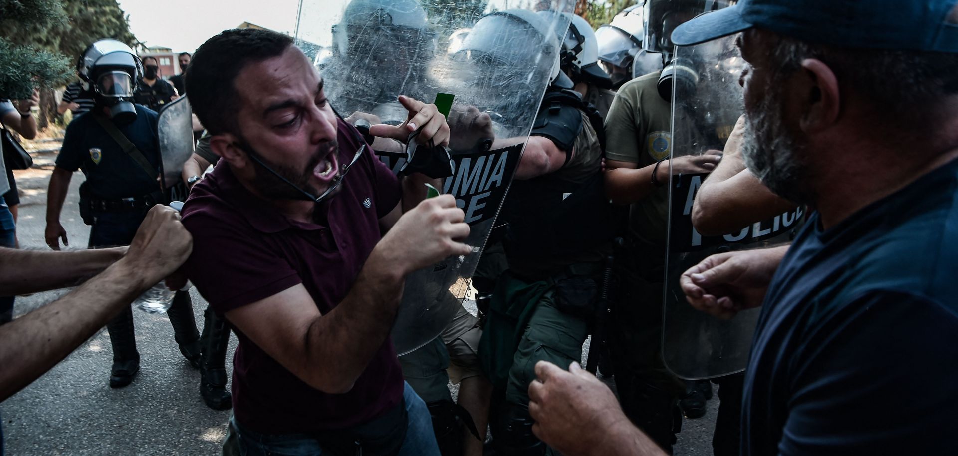 Workers' protest in Greece