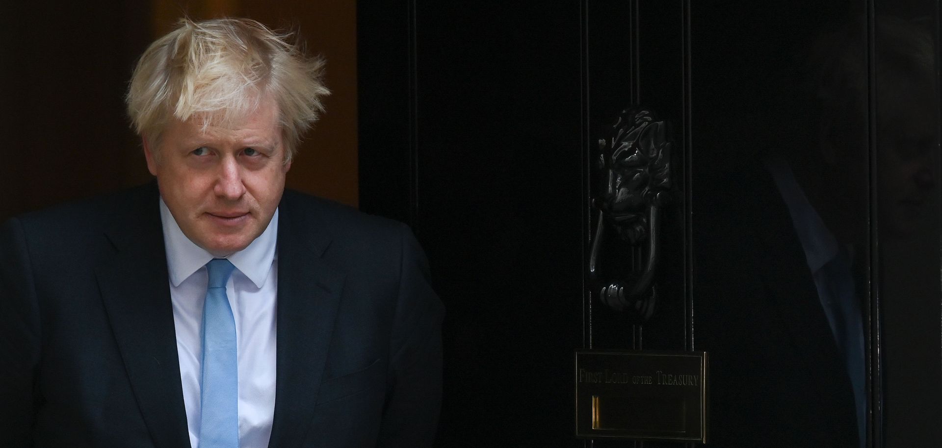 British Prime Minister Boris Johnson outside 10 Downing Street in London on Sept. 5, 2019.