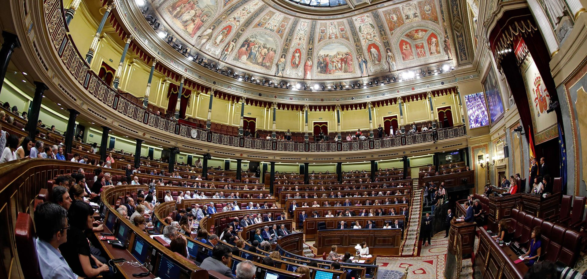 Deputies meet on June 14, 2017, in Madrid's Congress of Deputies.