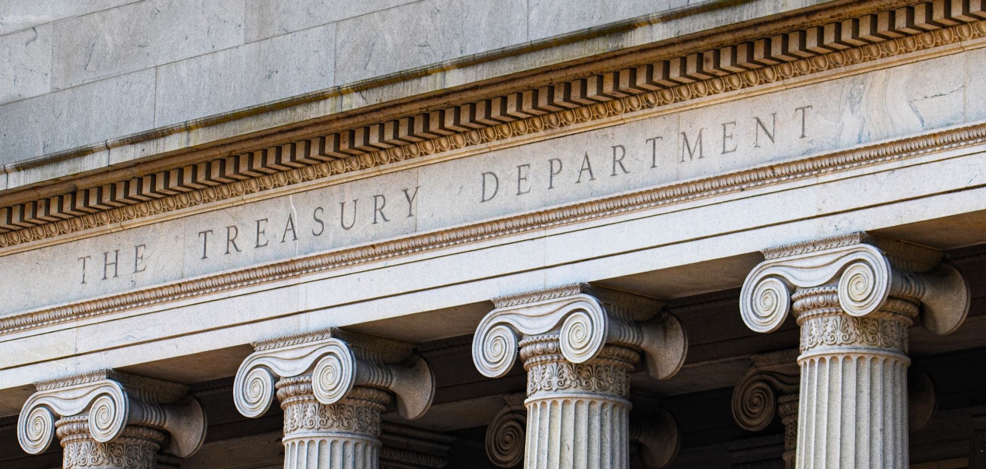 The U.S. Treasury Department building in Washington, D.C.