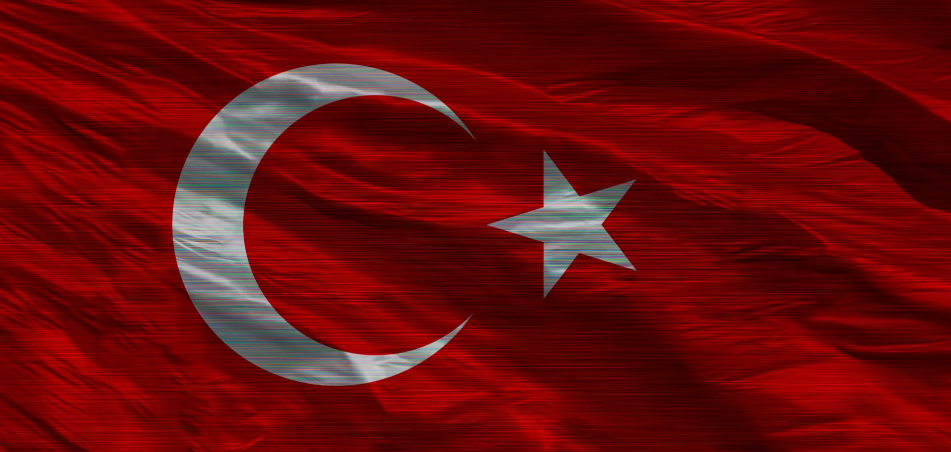 An image of the Turkish flag. 