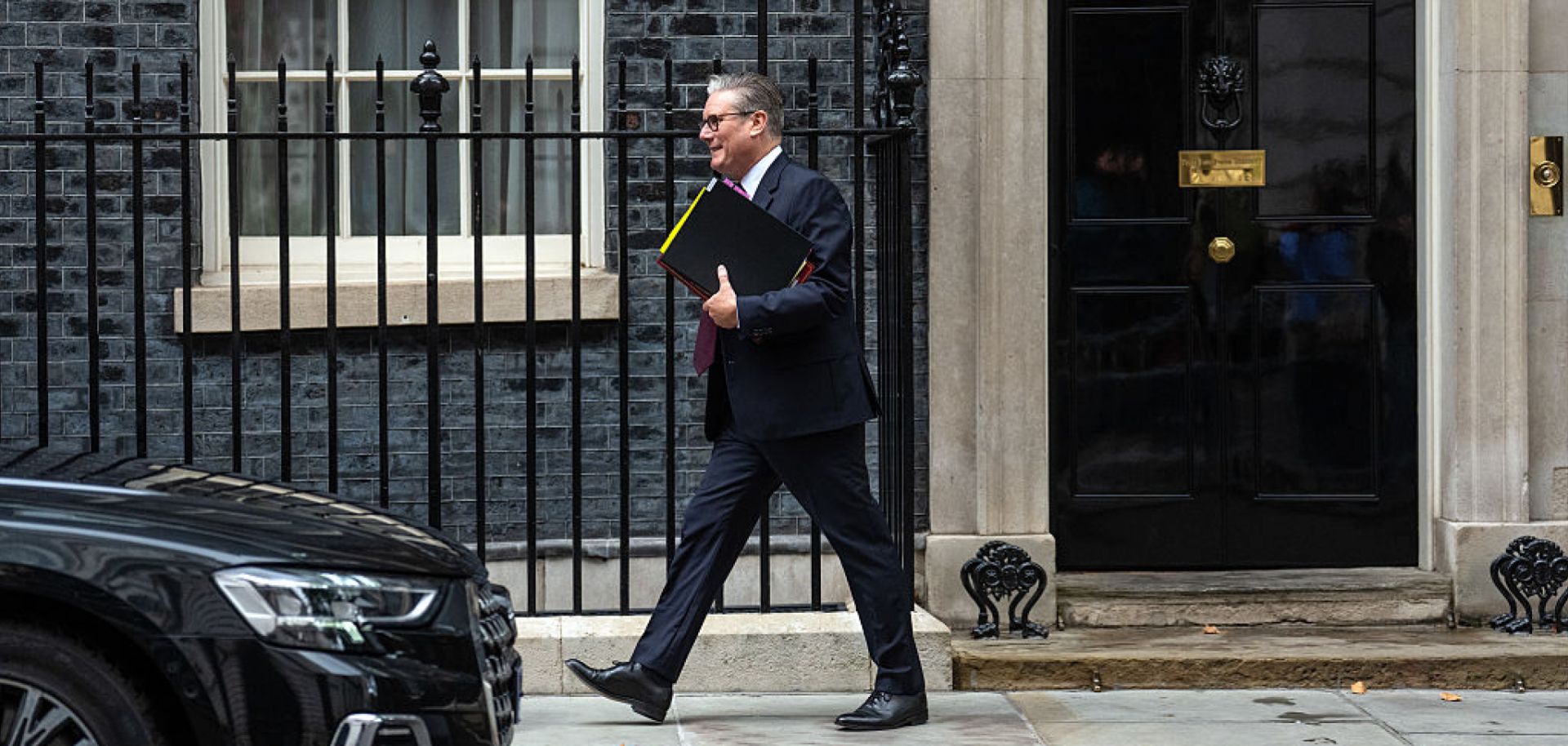 British Prime Minister Keir Starmer departs 10 Downing Street on Sept. 3 in London.
