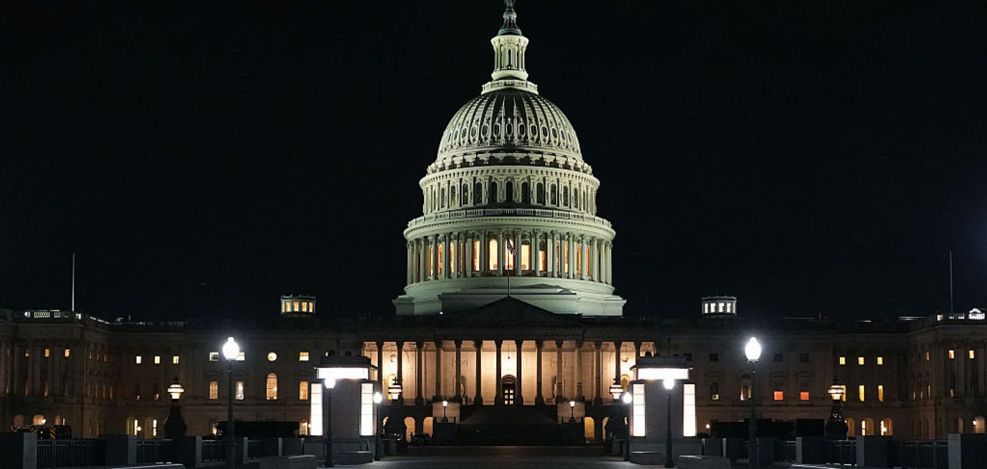 The U.S. Capitol building is seen on the evening of May 20, 2025, in Washington, D.C. 