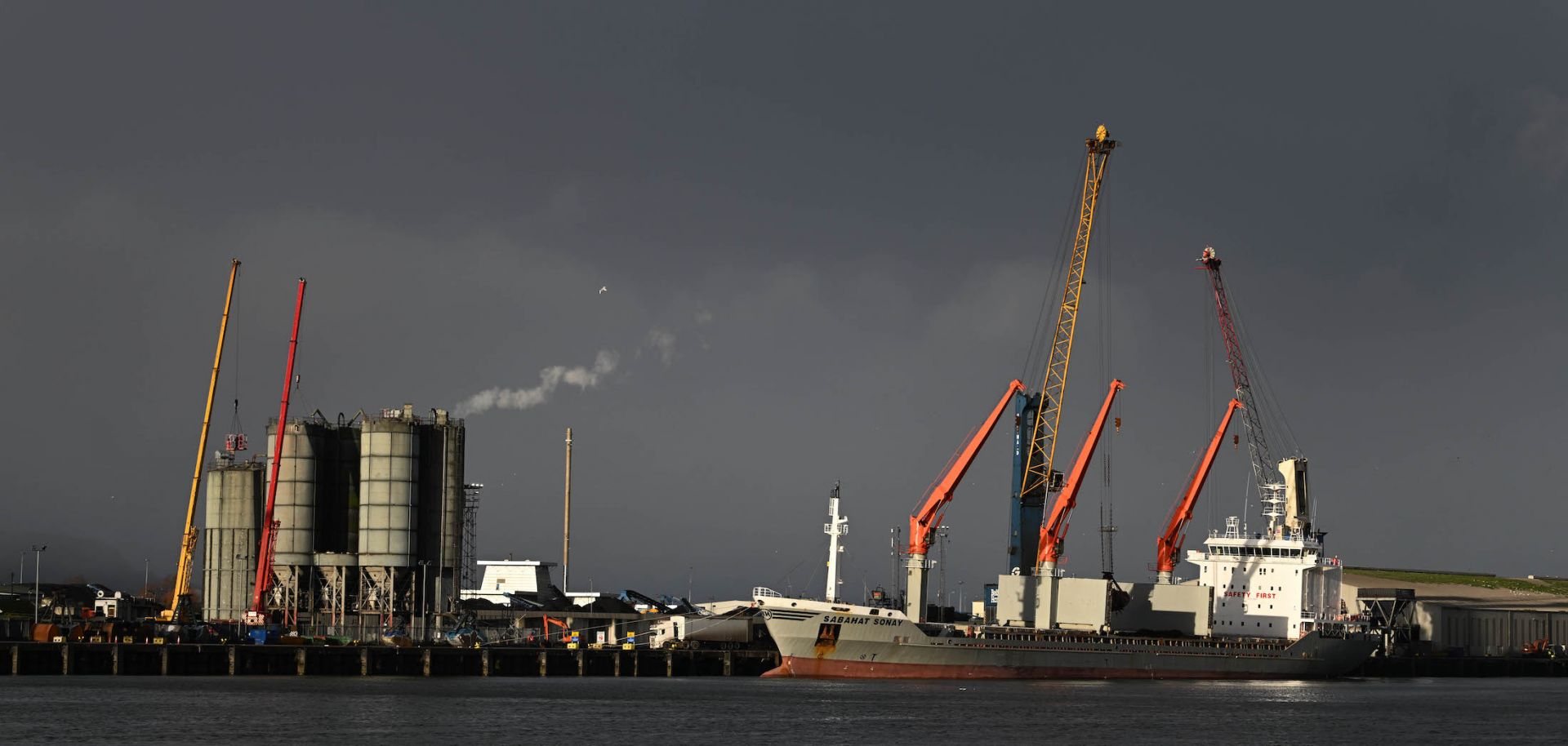 Belfast Harbour on Jan. 17, 2023, in Northern Ireland.