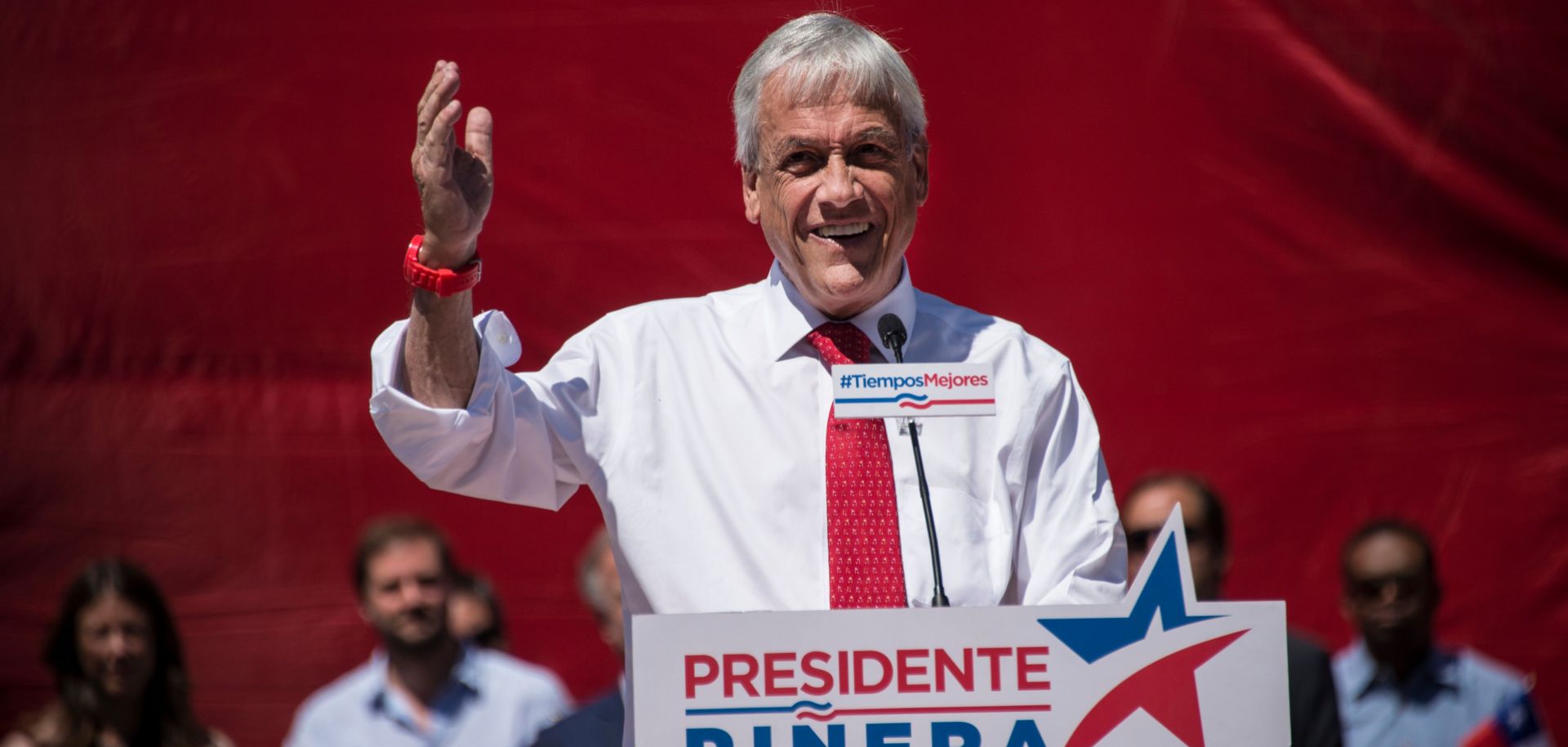 Chilean presidential candidate Sebastian Pinera